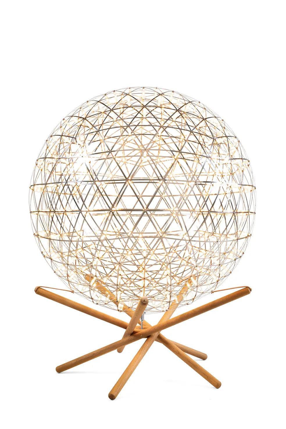 Lampa podłogowa RAIMOND II TENSEGRITY stal nierdzewna Moooi Eye on Design