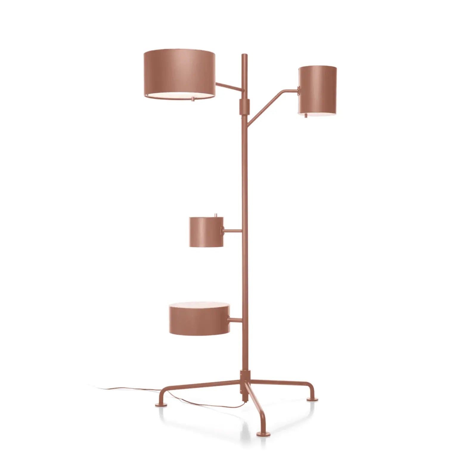 Lampa podłogowa STATISTOCRAT beżowo-czerwony – Moooi