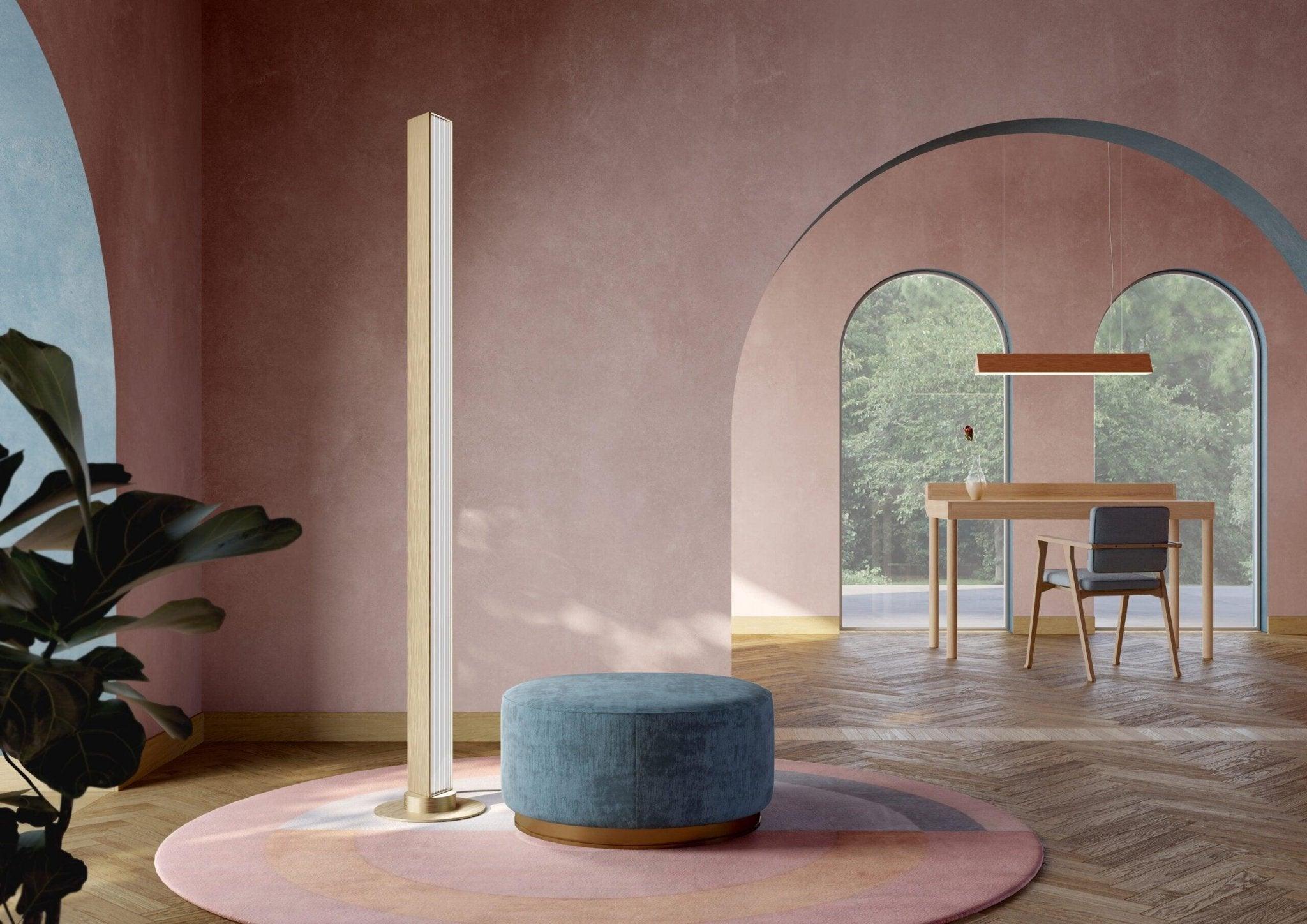 Lampa podłogowa STICK satynowa miedź Contardi Eye on Design