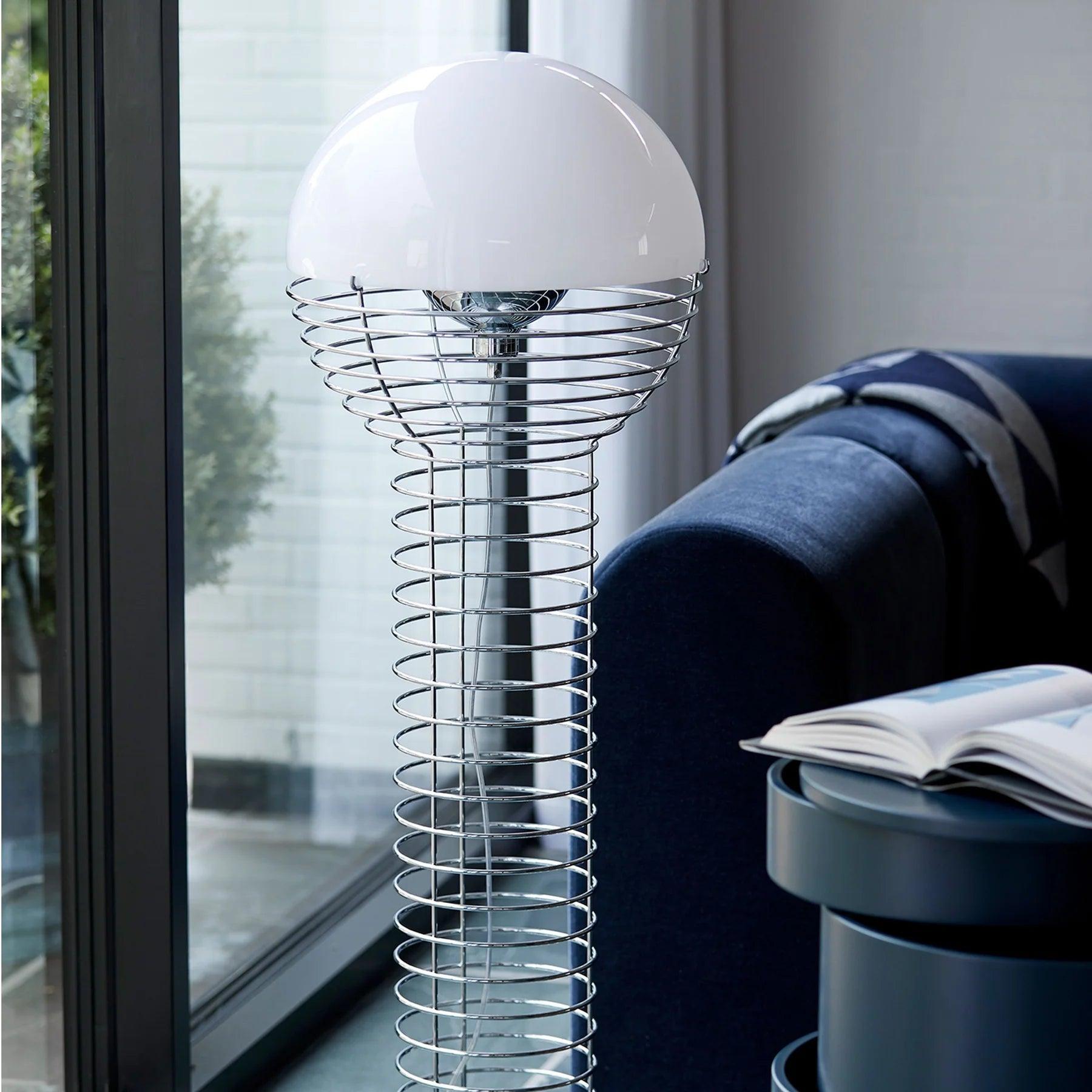 Lampa podłogowa WIRE biały Verpan Eye on Design