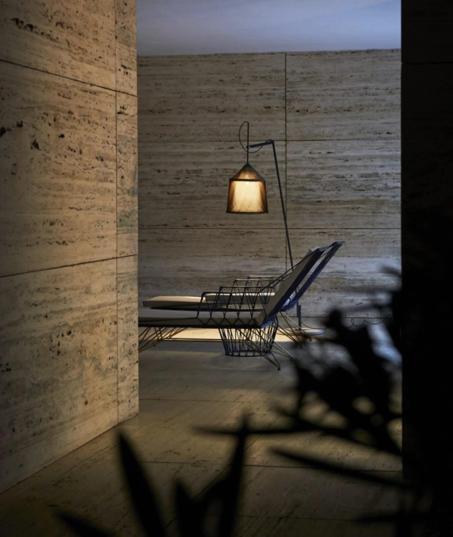 Lampa podłogowa zewnętrzna JAIMA niebieski Marset Eye on Design