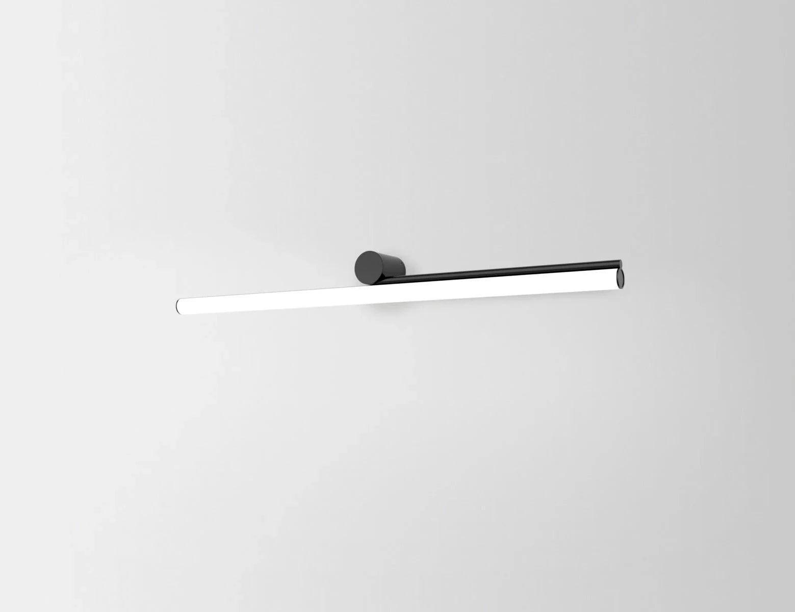 Lampa ścienna AMBROSIA czarny Marset 90 cm - prawostronny 2200 K Eye on Design