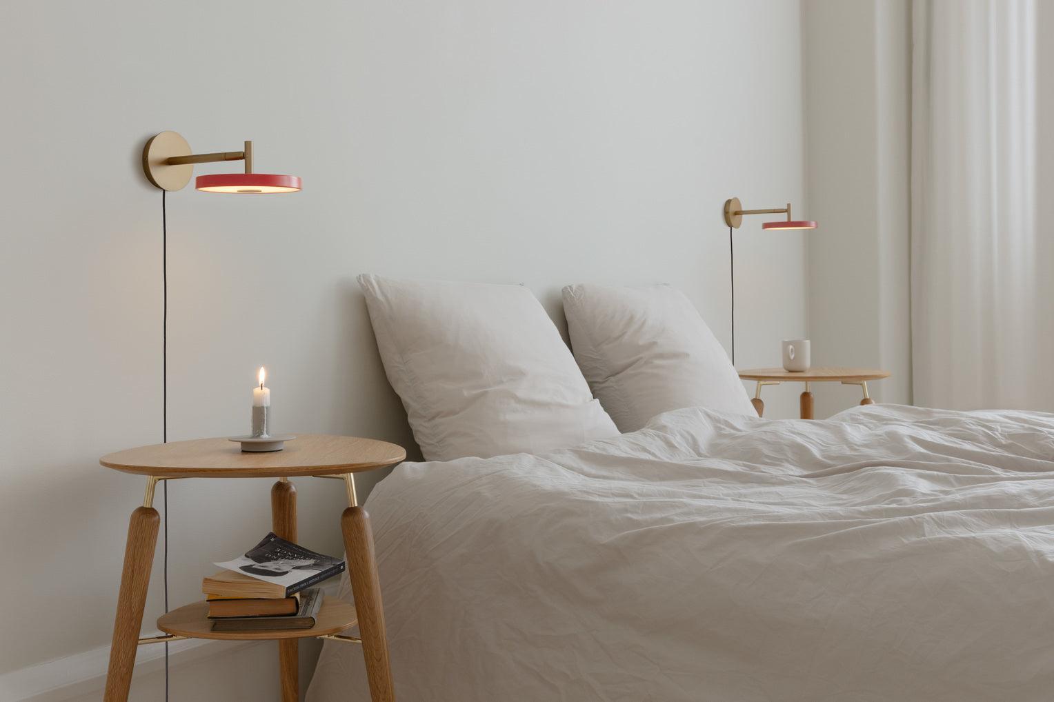 Lampa ścienna ASTERIA WALL różowy ze ściemniaczem