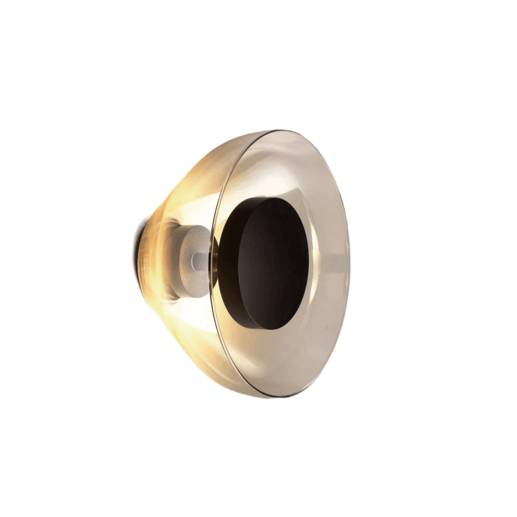 Lampa ścienna AURA dymione szkło Marset 17.9 cm ON/OFF - bez ściemniacza Eye on Design