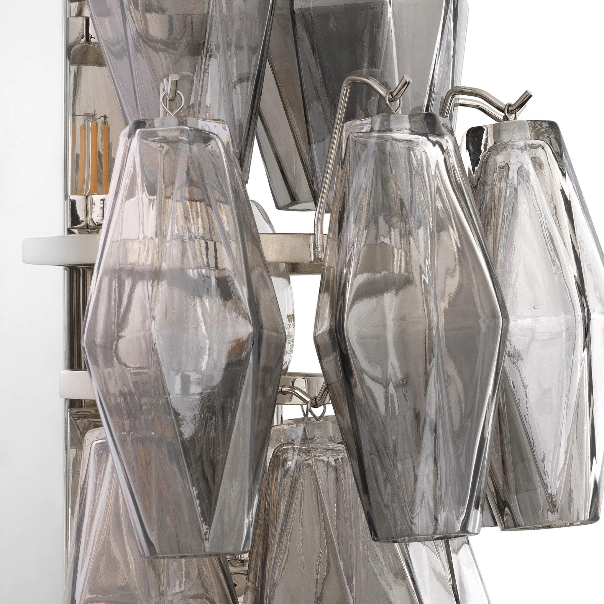 Lampa ścienna BENINI szkło dymione Eichholtz Eye on Design