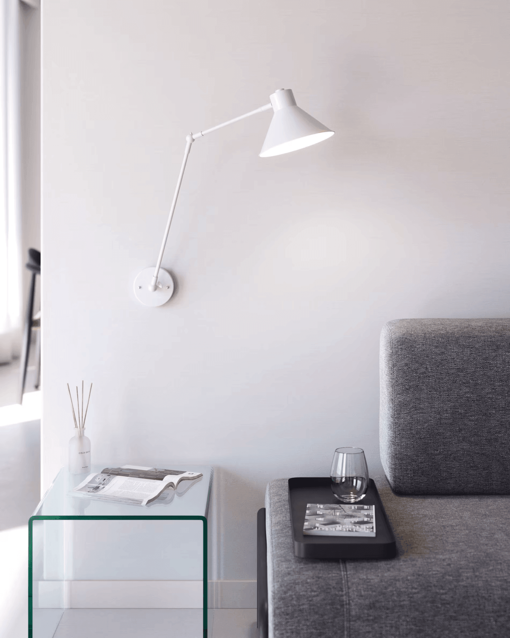 Lampa ścienna DIONE biały La Forma Eye on Design