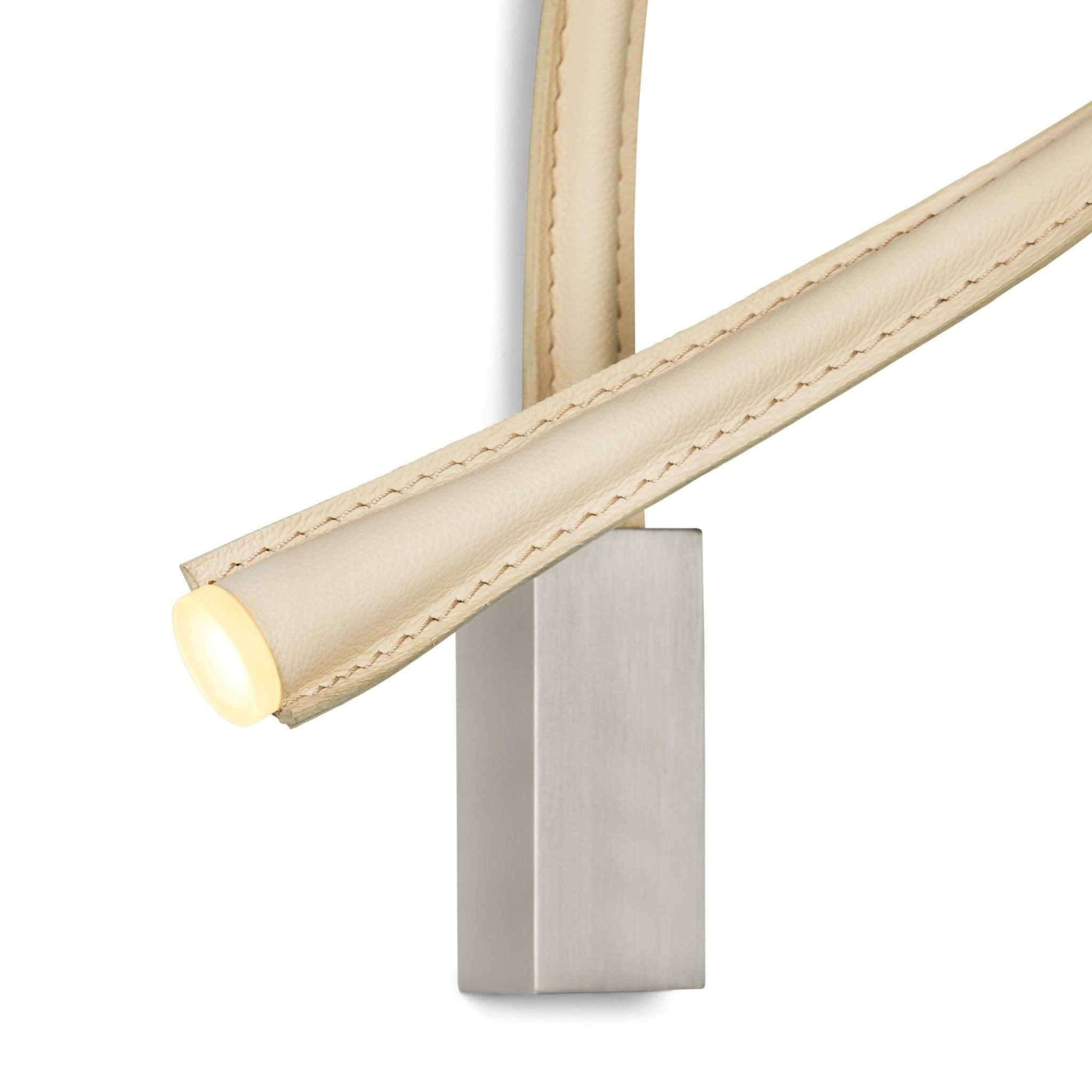 Lampa ścienna FLEXILED jasna skóra Contardi Eye on Design