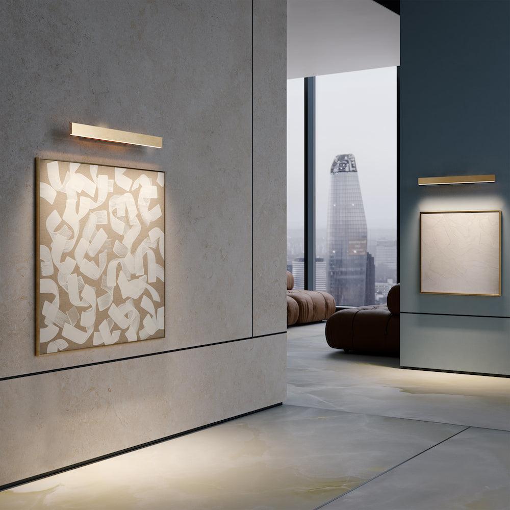 Lampa ścienna FLY PICTURE szczotkowany brąz Contardi Eye on Design