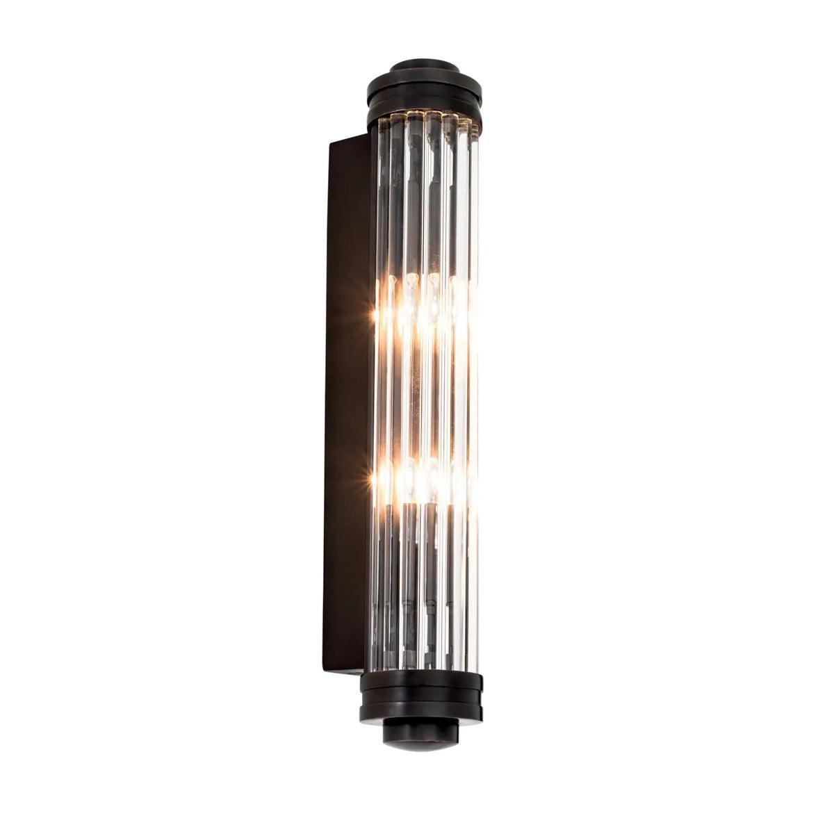 Lampa ścienna GASCOGNE czarny Eichholtz 11 x 60 cm Eye on Design