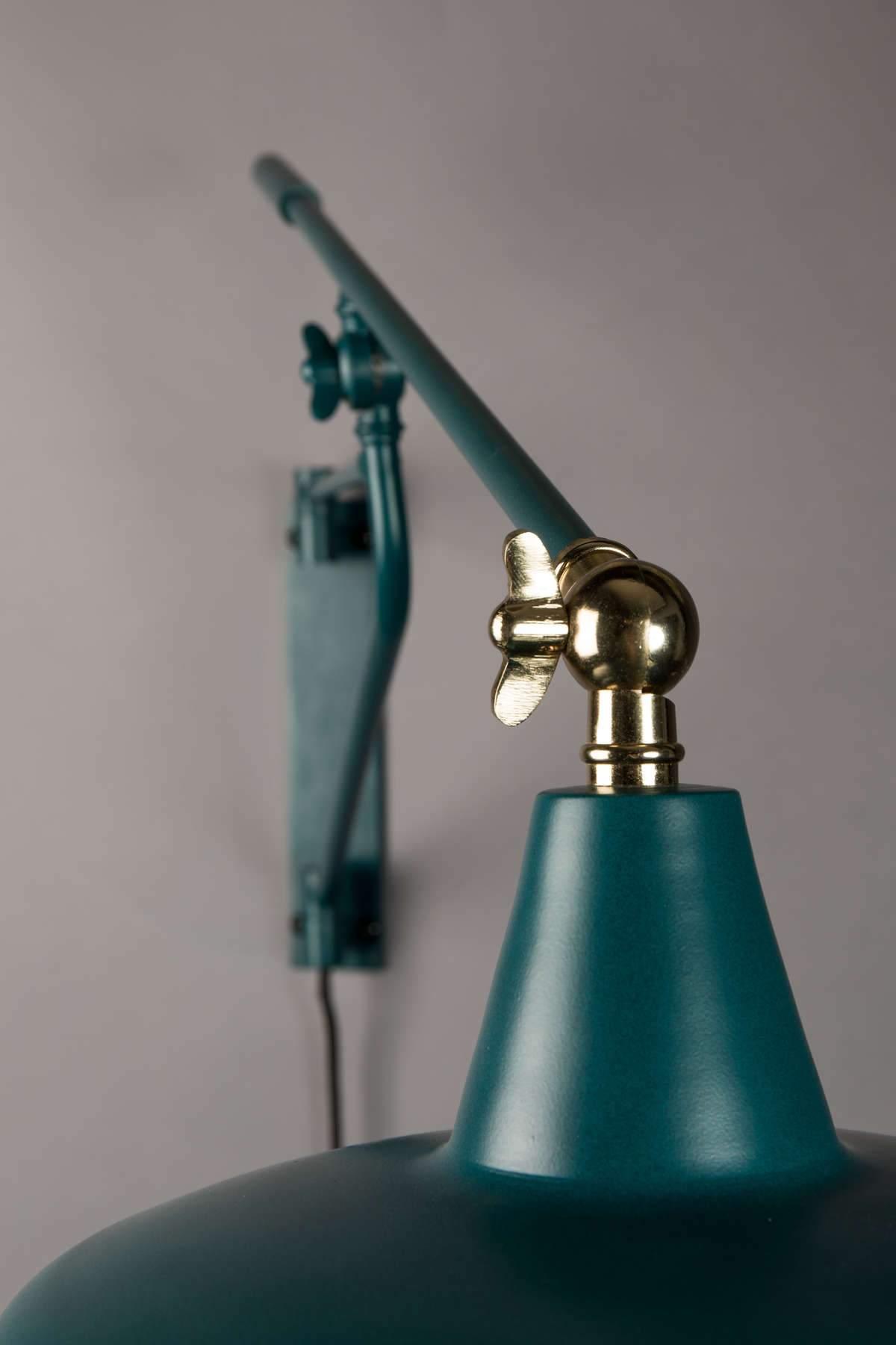 Lampa ścienna HECTOR morski niebieski Dutchbone Eye on Design