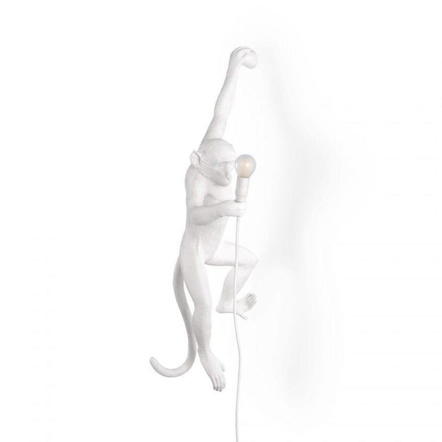 Lampa ścienna MONKEY HANGING - LEFT biały Seletti Eye on Design