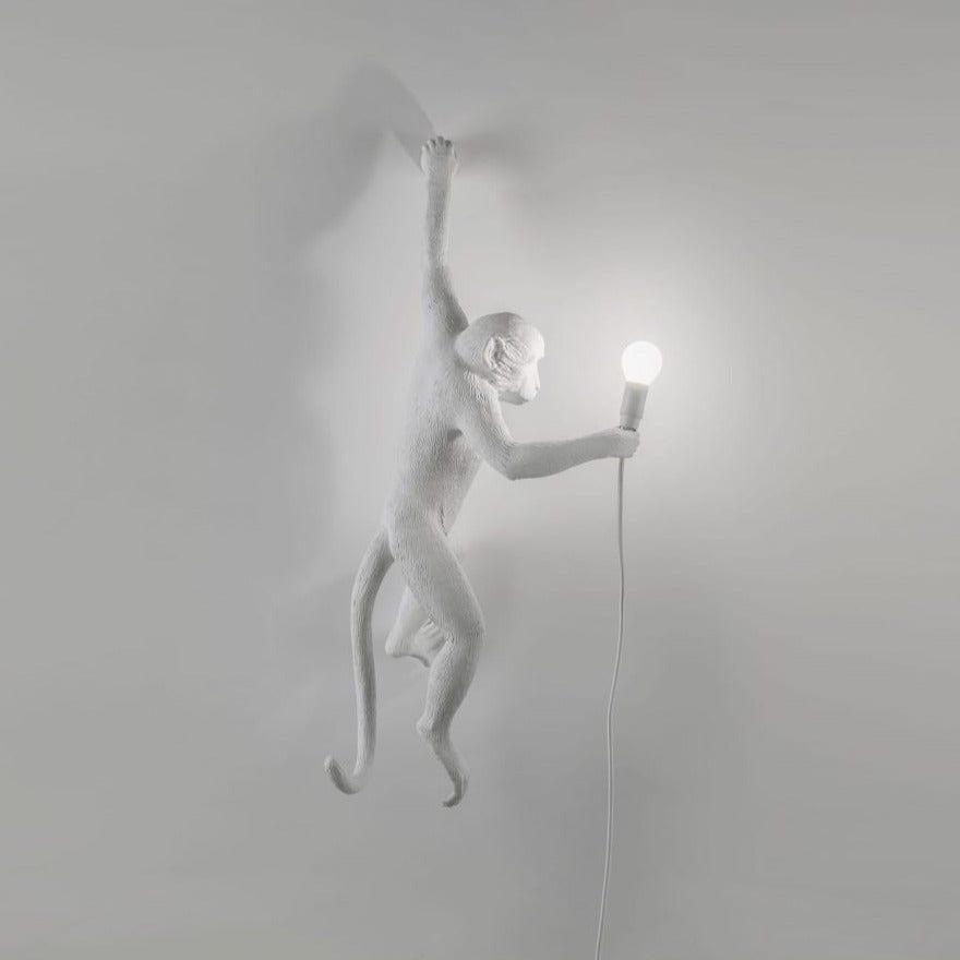 Lampa ścienna MONKEY HANGING - LEFT biały Seletti Eye on Design