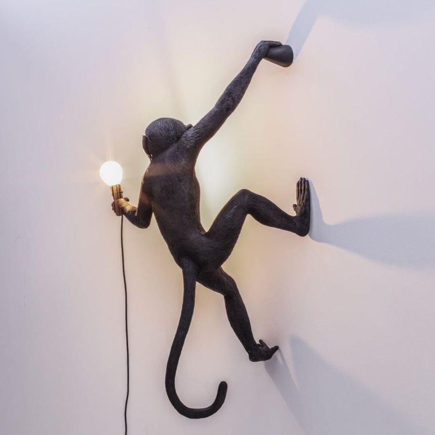 Lampa ścienna MONKEY HANGING - RIGHT czarny Seletti Eye on Design
