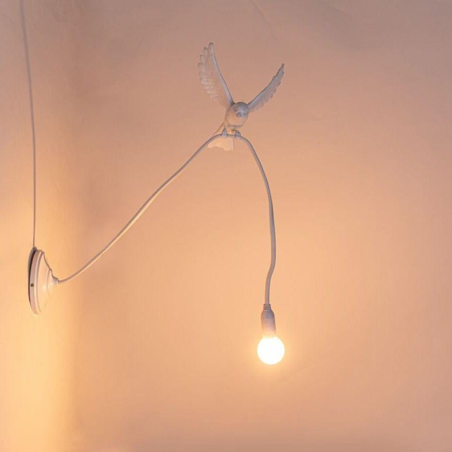 Lampa ścienna SPARROW LANDING biały Seletti Eye on Design