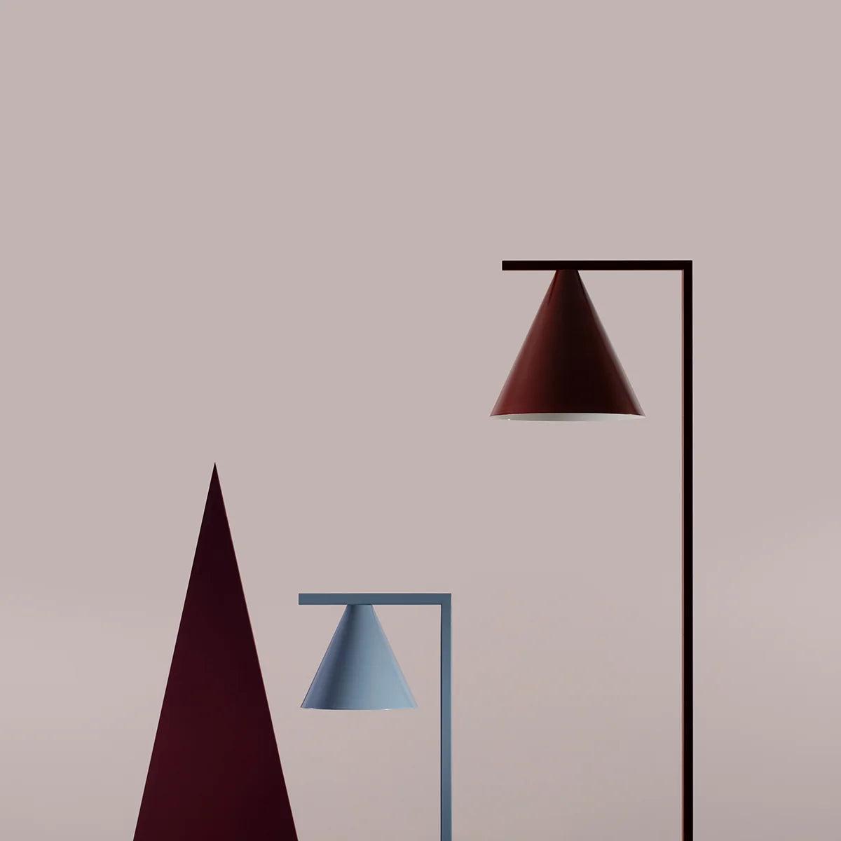 Lampa stojąca FORM czerwony – Artera