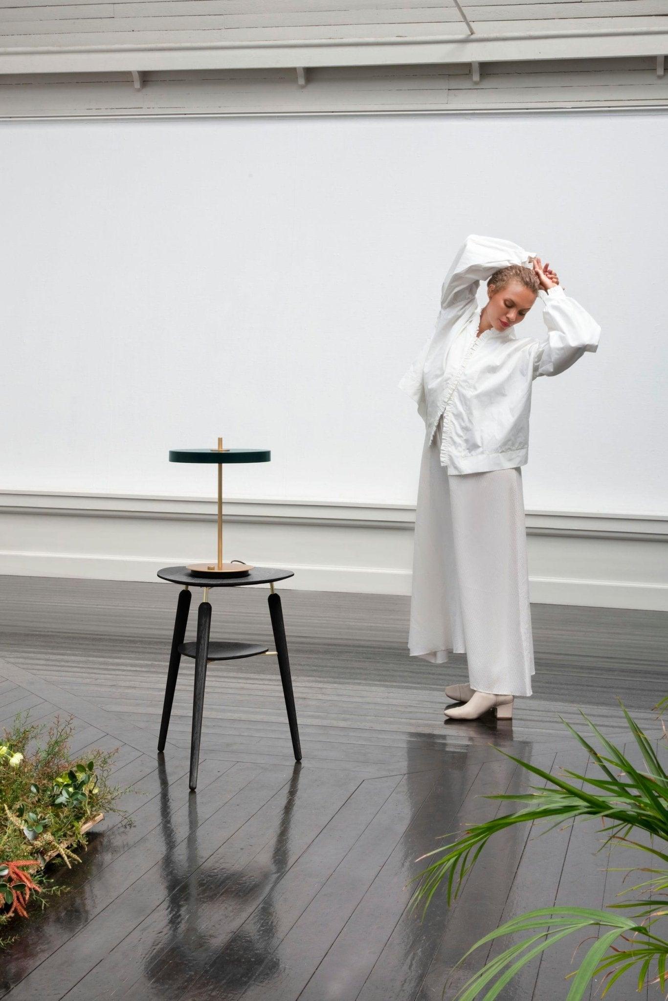 Lampa stołowa ASTERIA TABLE butelkowy zielony UMAGE Eye on Design