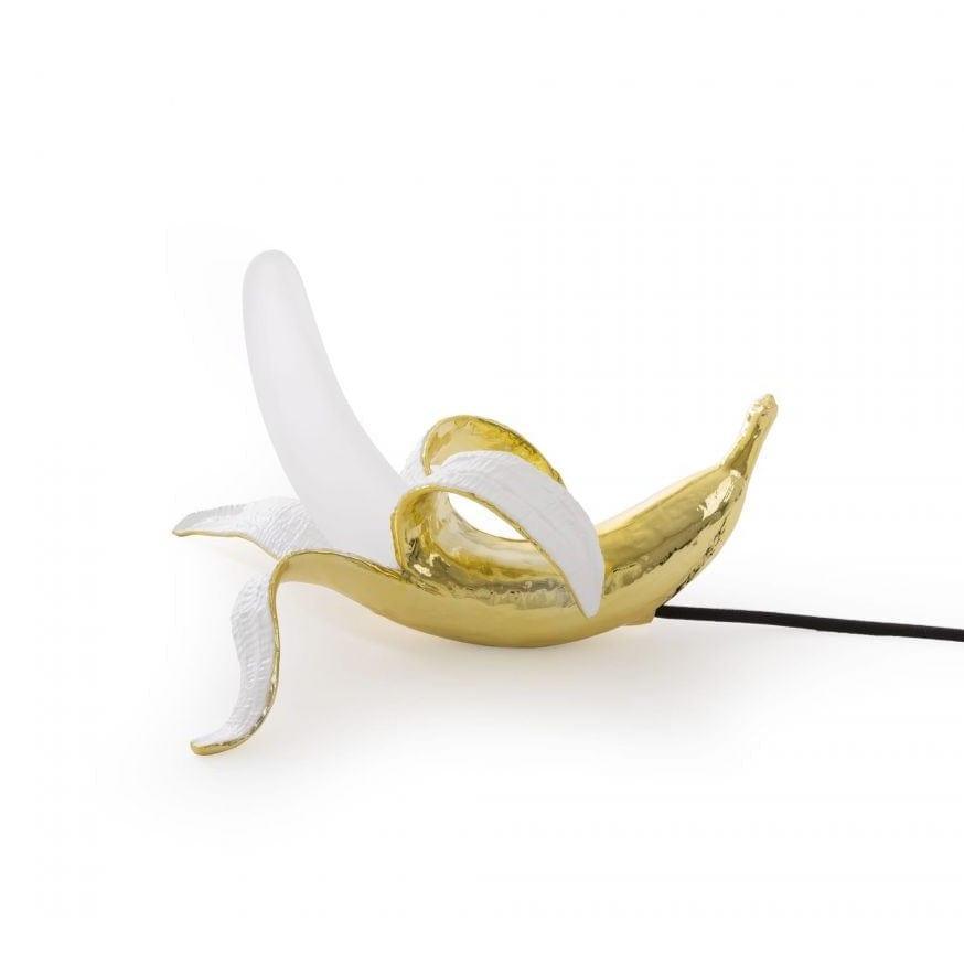 Lampa stołowa BANANA DEWEY złoty Seletti Eye on Design