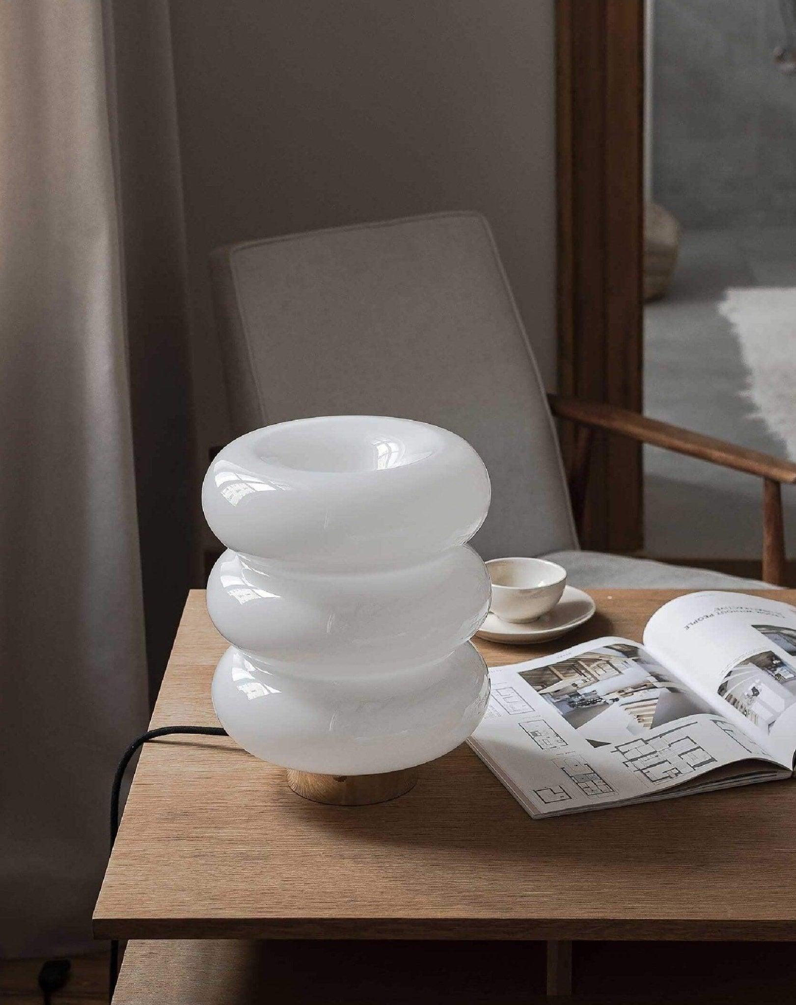 Lampa stołowa BIBE nikiel Embassy Interiors Eye on Design