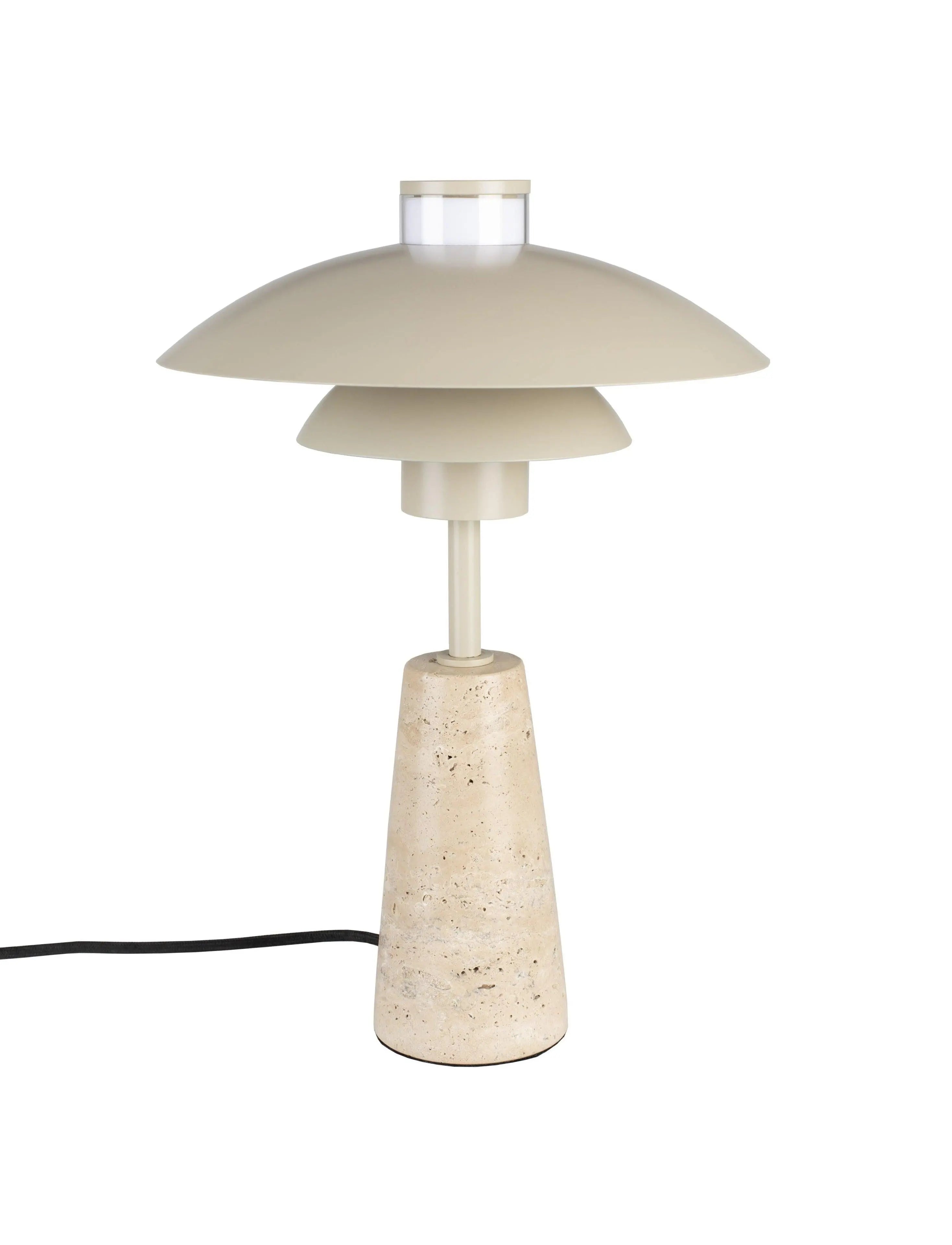 Lampa stołowa COLE beżowy trawertyn – Zuiver