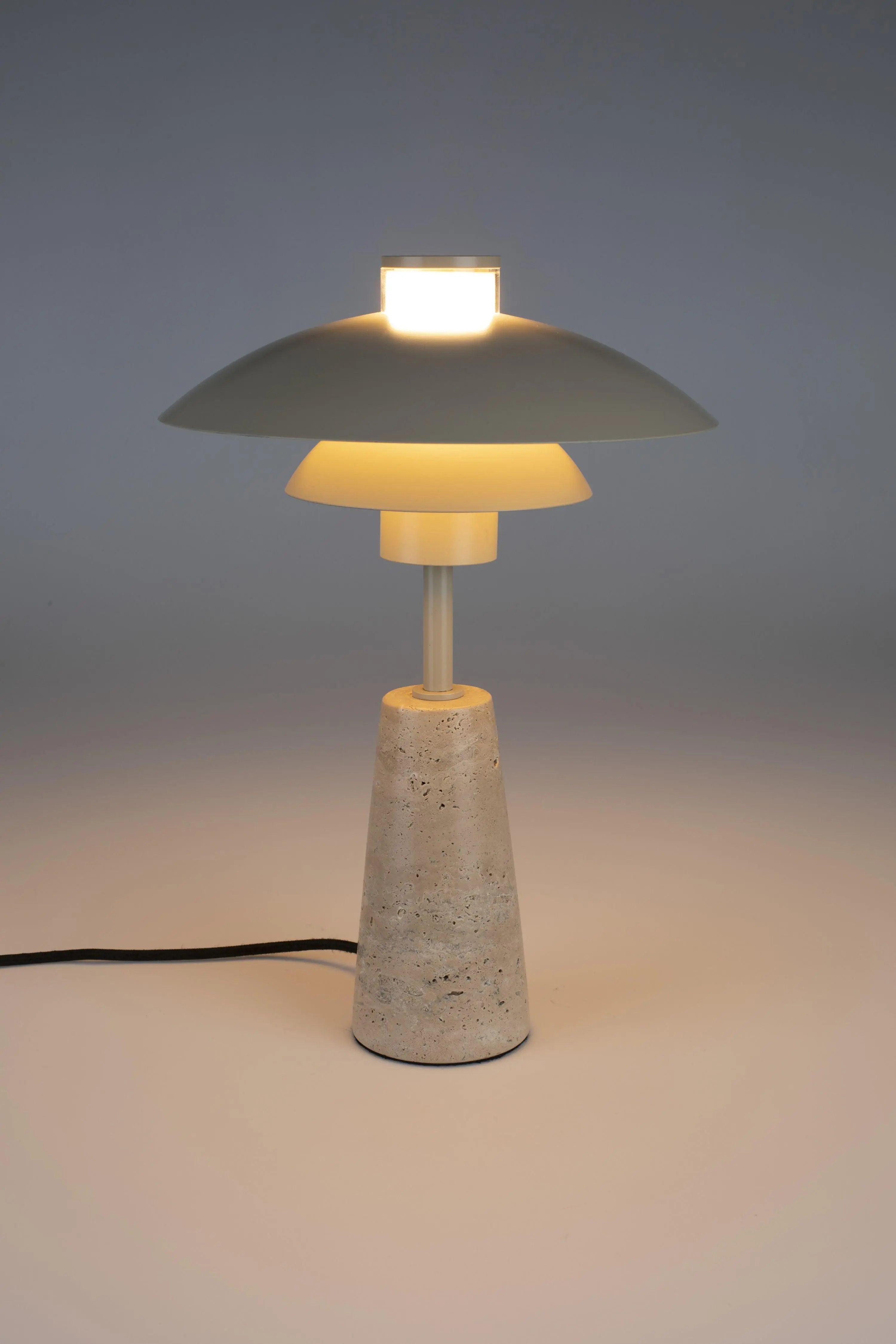 Lampa stołowa COLE beżowy trawertyn – Zuiver