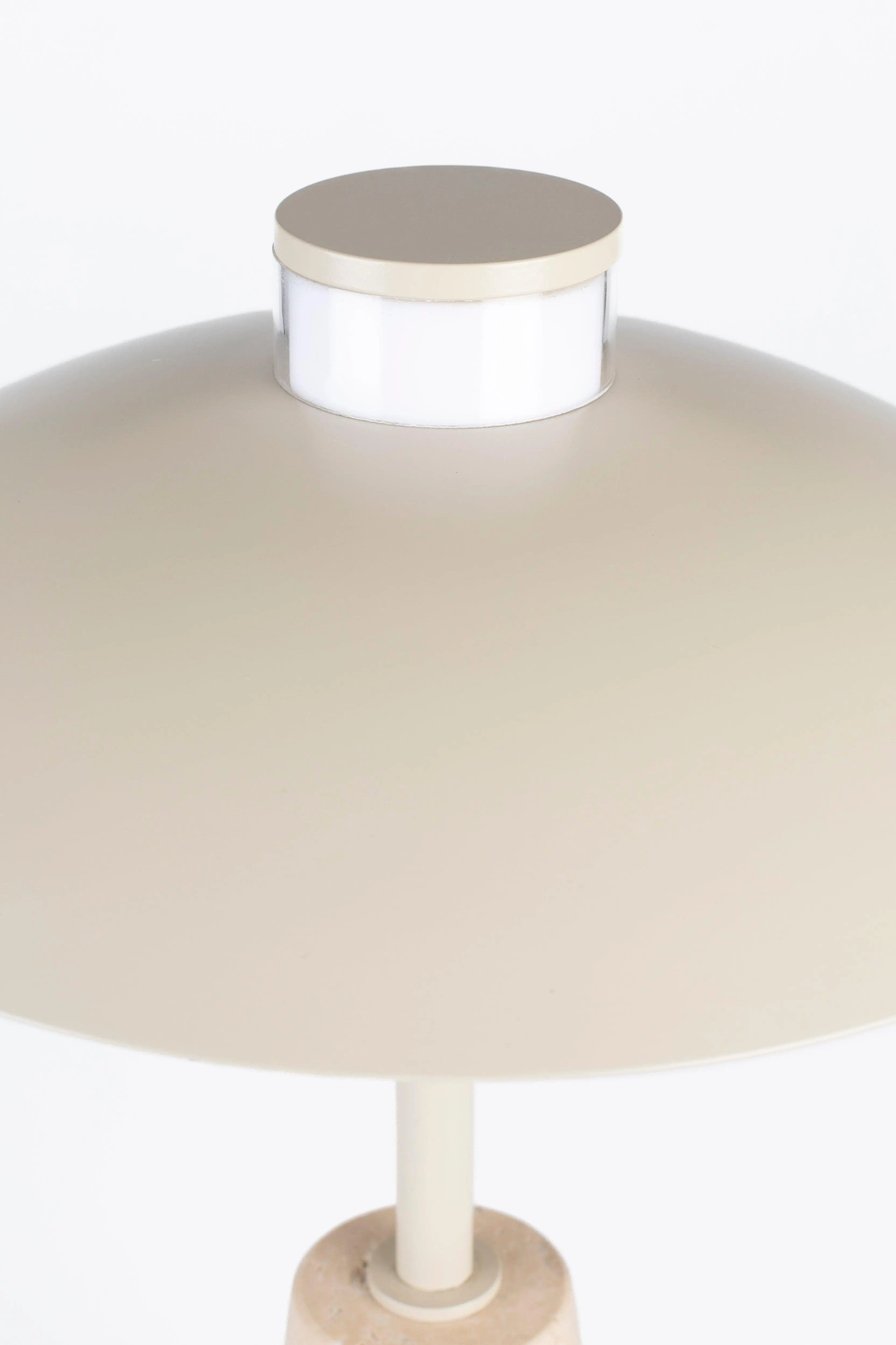 Lampa stołowa COLE beżowy trawertyn – metal, Zuiver