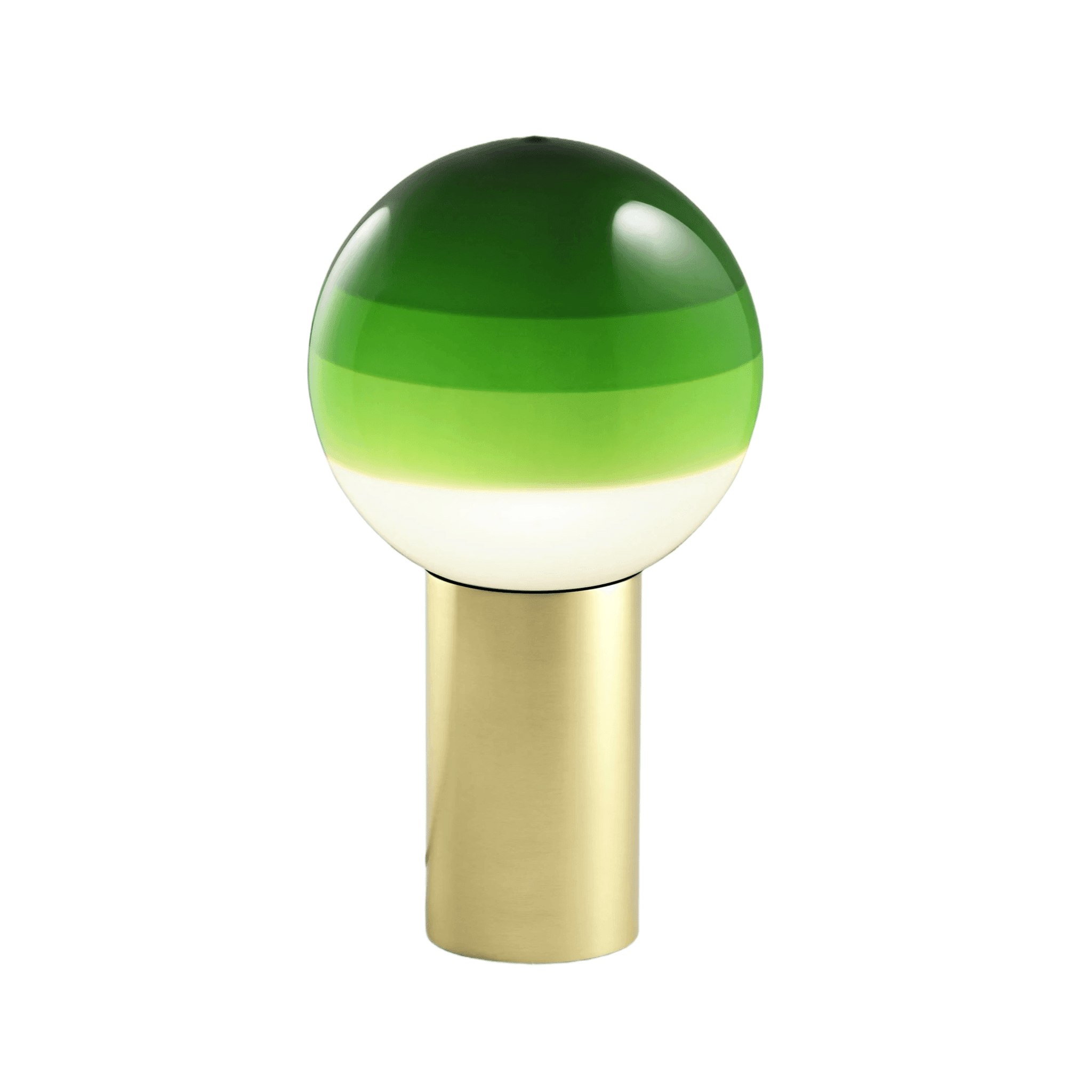 Lampa stołowa DIPPING zielony Marset 12.5 cm mosiężny Eye on Design