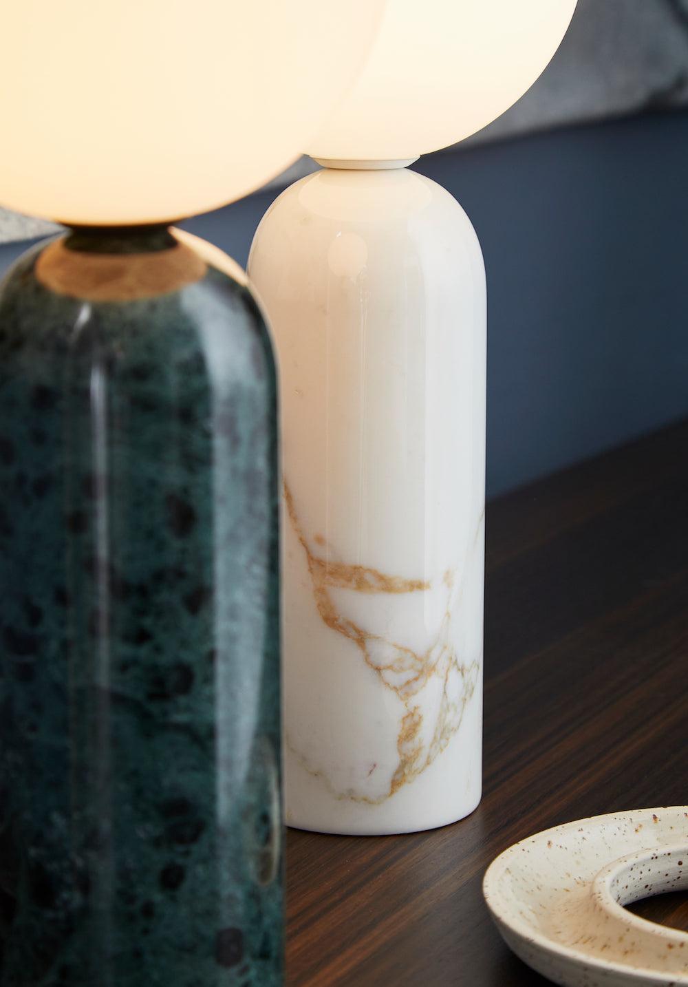 Lampa stołowa EMMA zielony marmur Contardi Eye on Design