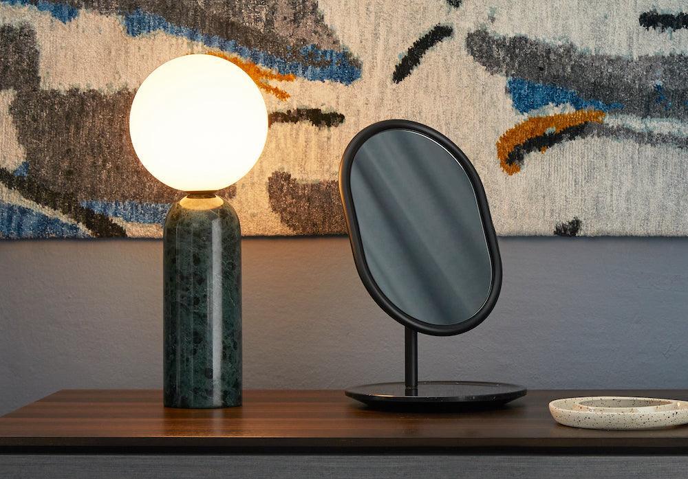 Lampa stołowa EMMA zielony marmur Contardi Eye on Design