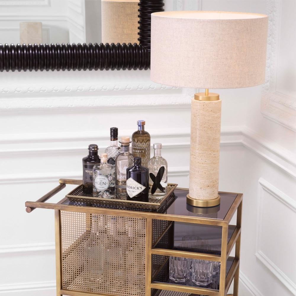 Lampa stołowa LXRY trawertyn Eichholtz Eye on Design