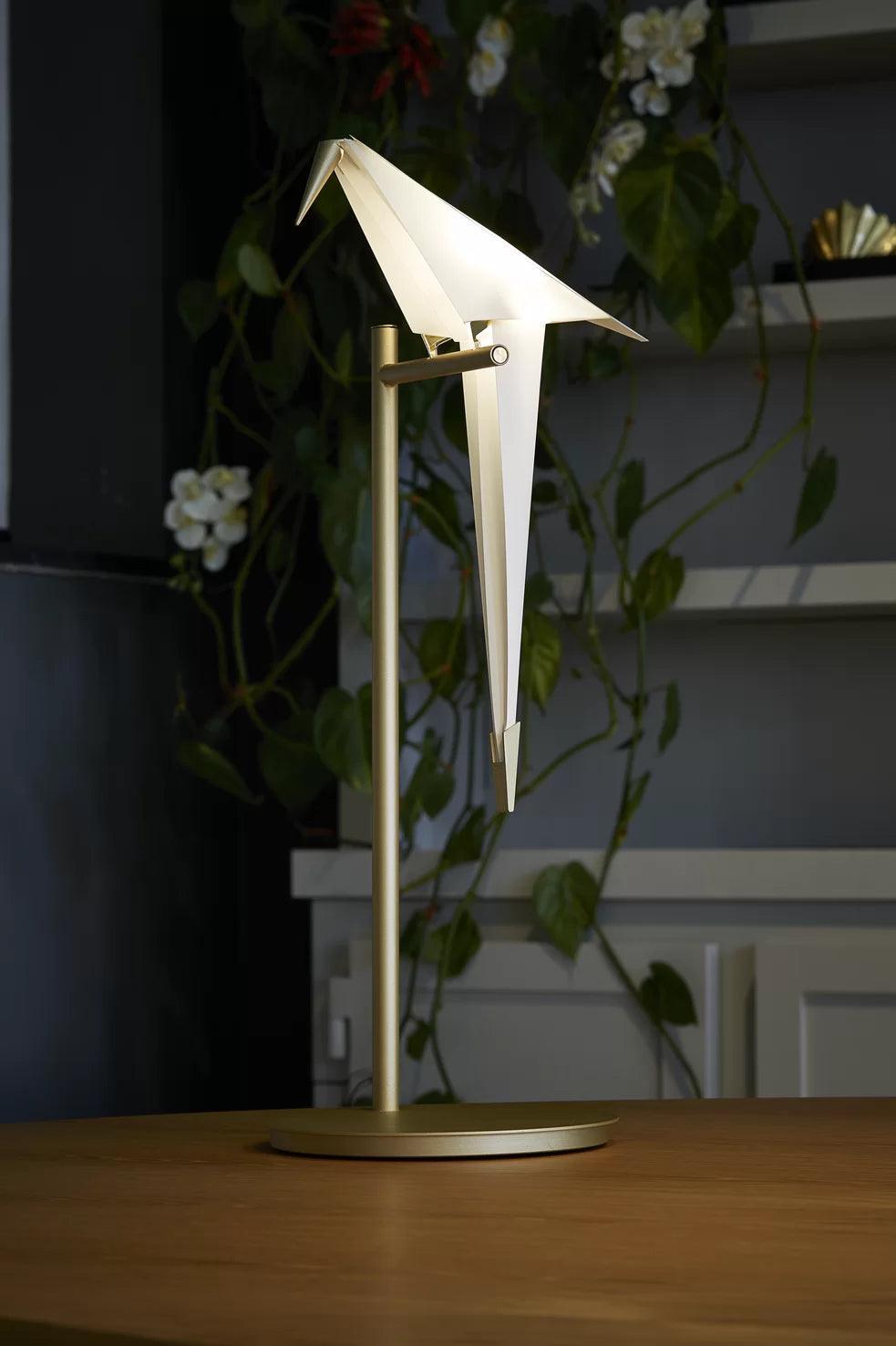 Lampa stołowa PERCH stal – metal