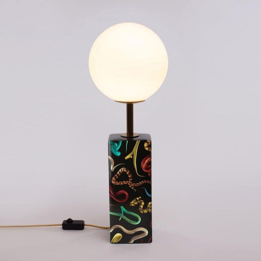 Lampa stołowa SNAKES czarny Seletti Eye on Design