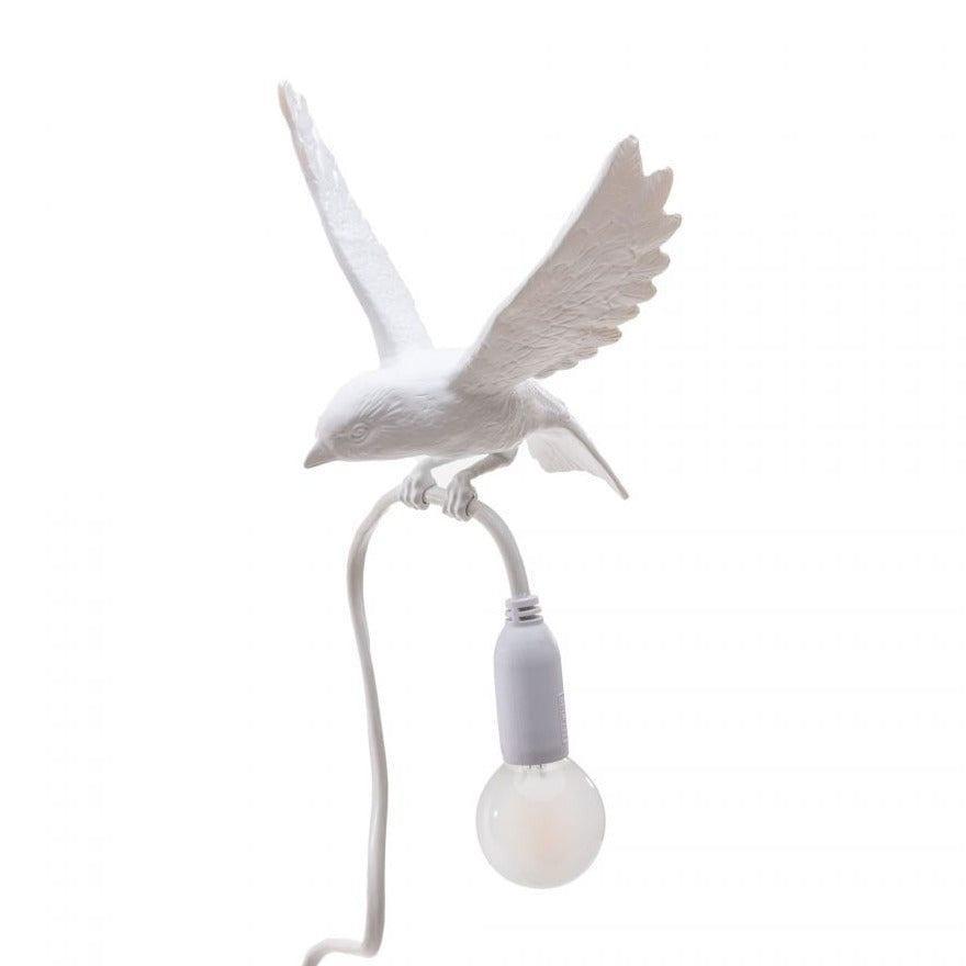 Lampa stołowa z zaciskiem SPARROW LANDING biały Seletti Eye on Design