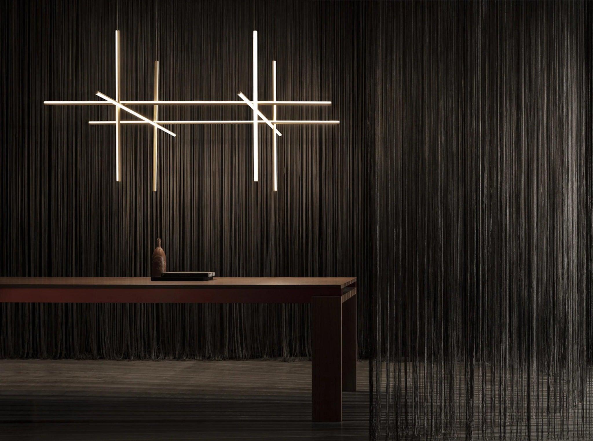 Lampa sufitowa COORDINATES 4 srebrny, marka Flos