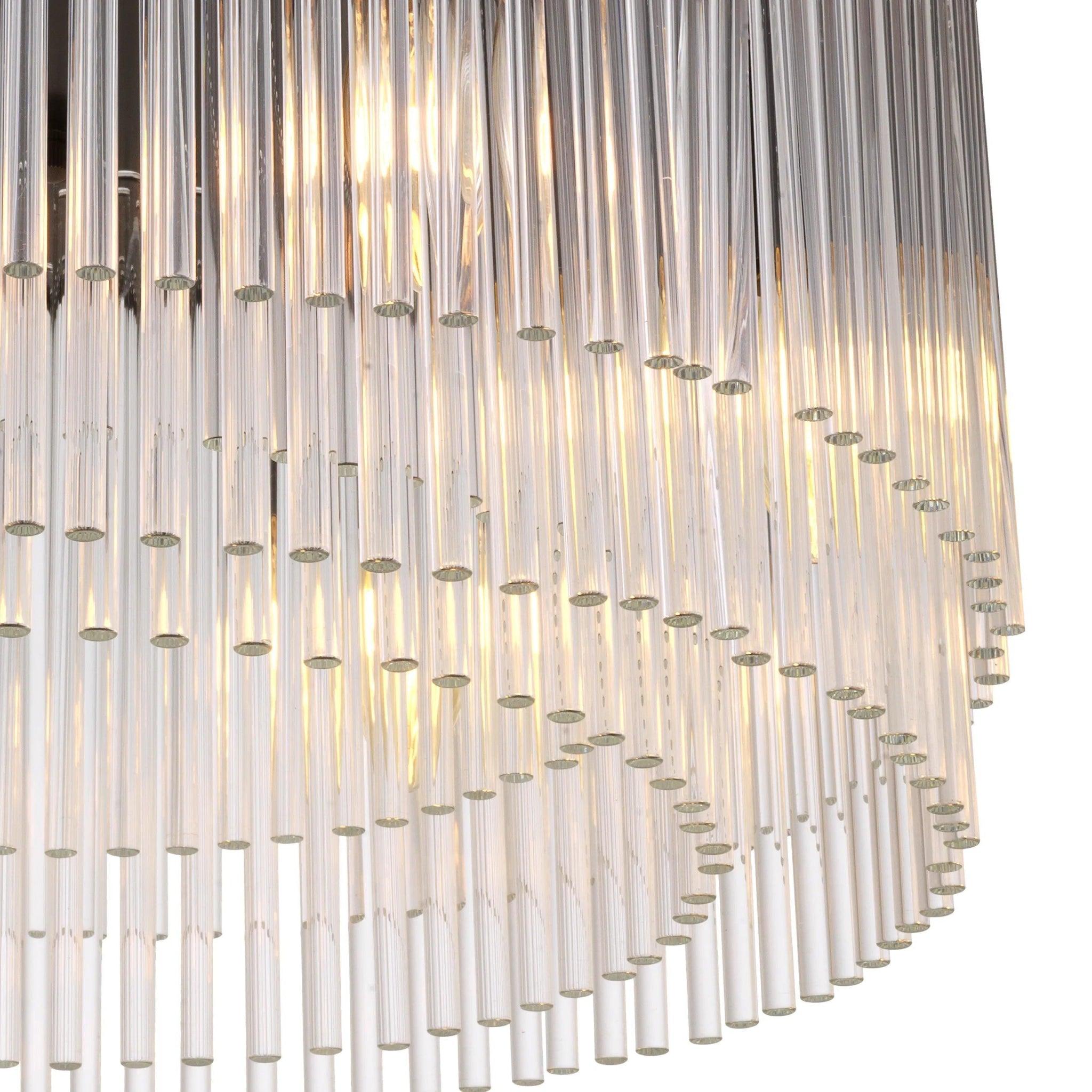 Lampa sufitowa HECTOR czarny – szkło