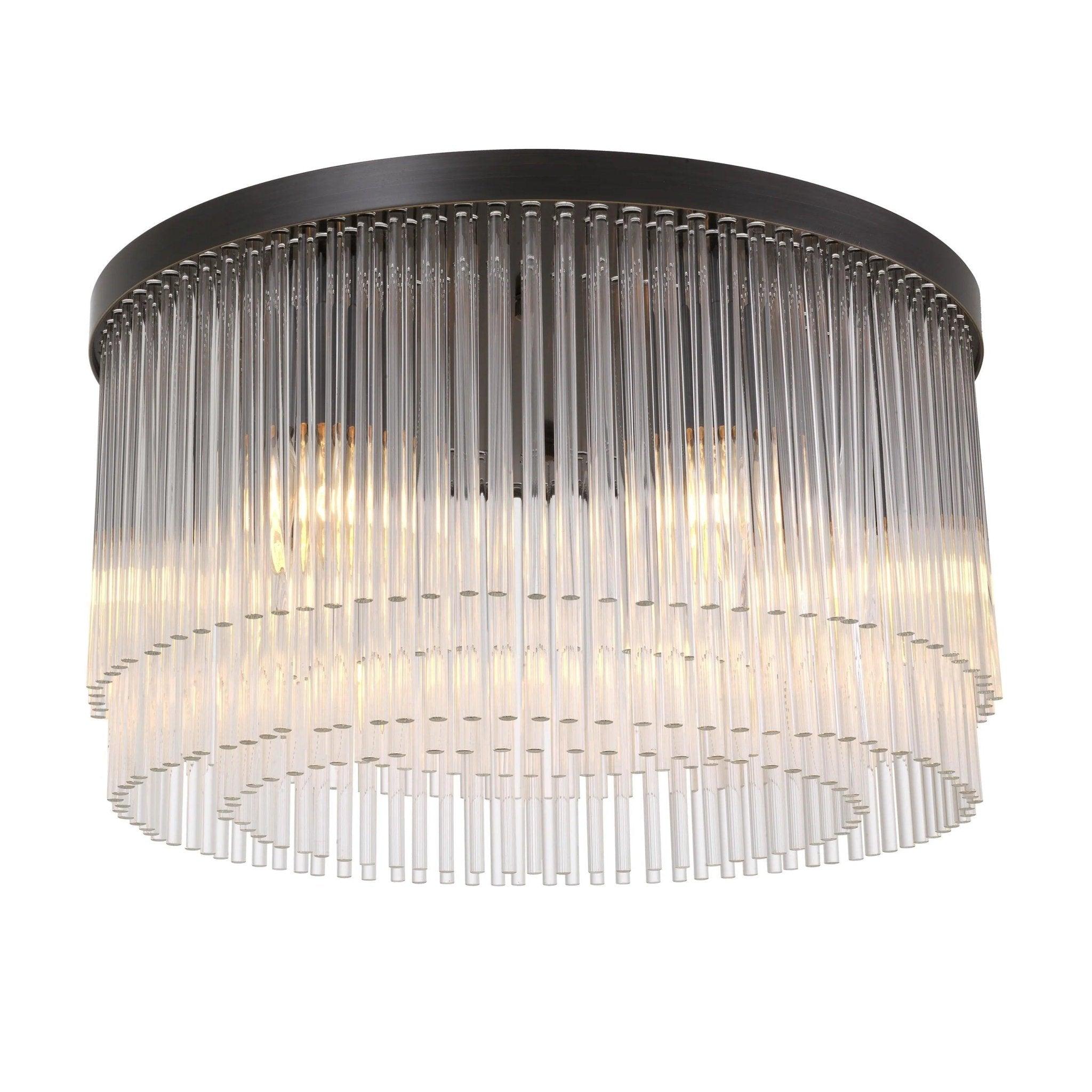 Lampa sufitowa HECTOR czarny – styl art déco