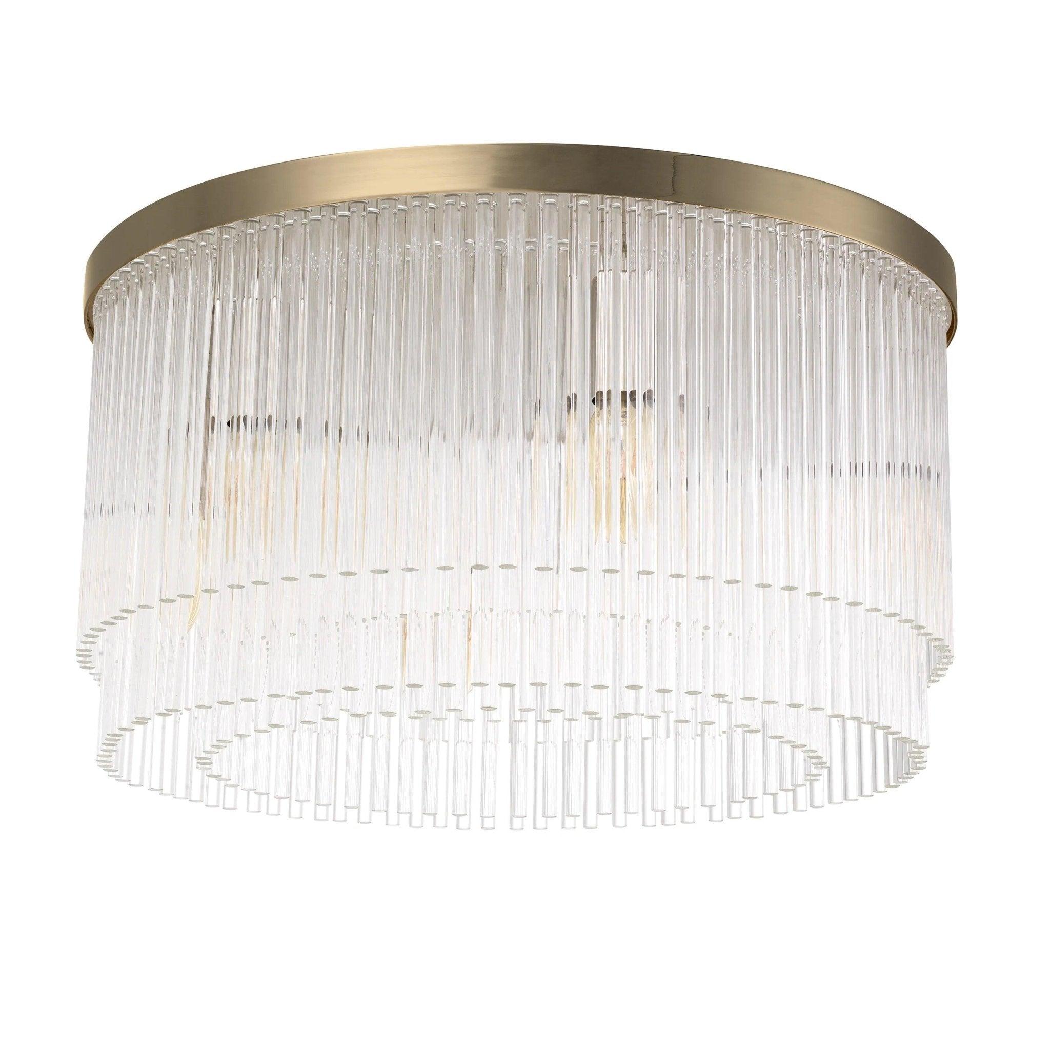 Lampa sufitowa HECTOR mosiężny – styl art déco