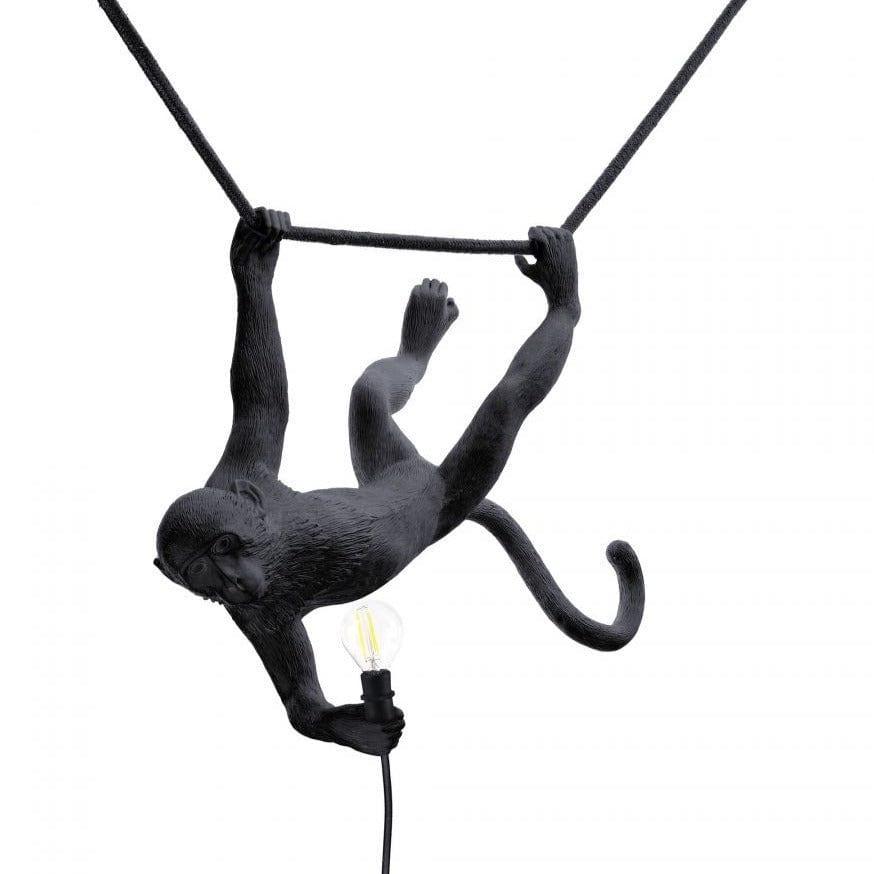 Lampa sufitowa MONKEY SWING czarny Seletti Eye on Design