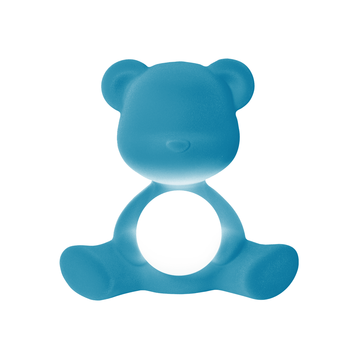 Lampa TEDDY GIRL VELVET błękitna Qeeboo Eye on Design