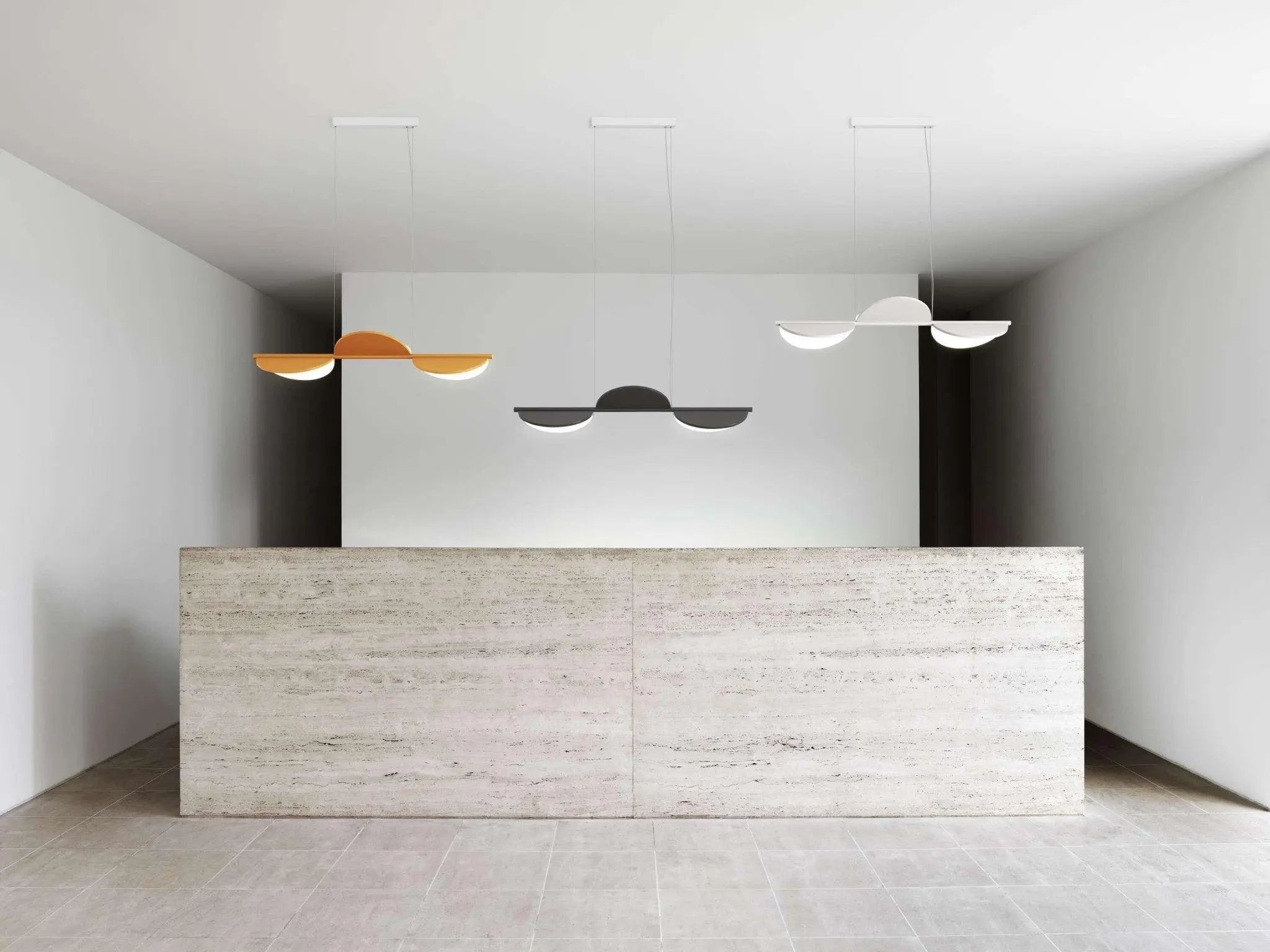 Lampa wisząca ALMENDRA LINEAR beżowy – styl nowoczesny