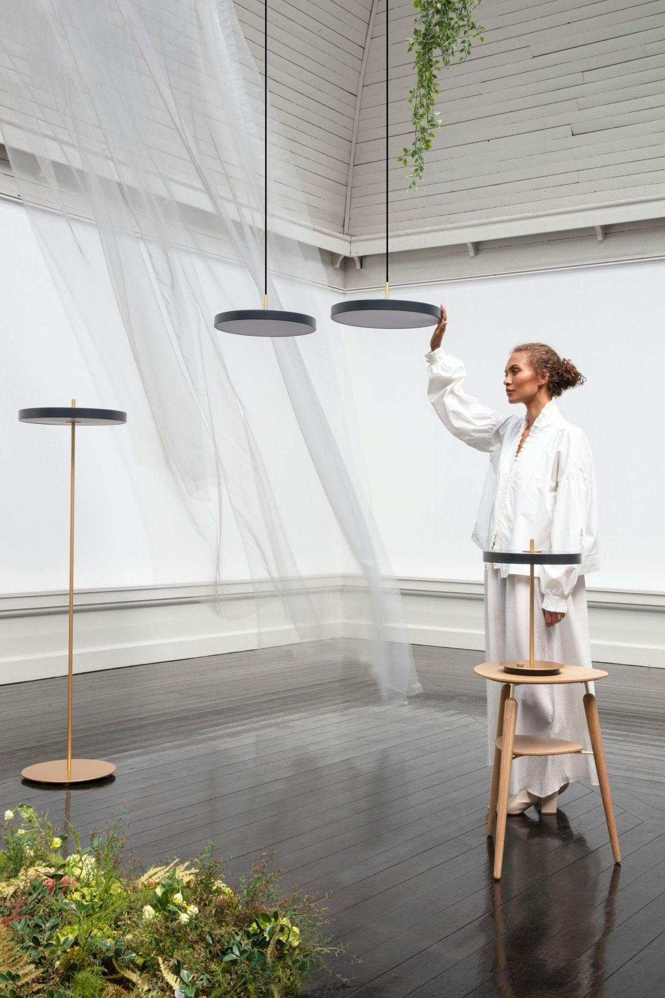 Lampa wisząca ASTERIA antracytowy – styl minimalistyczny