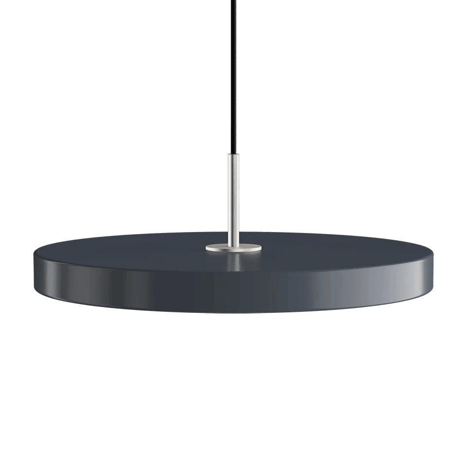 Lampa wisząca ASTERIA antracytowy – mosiądz, Umage