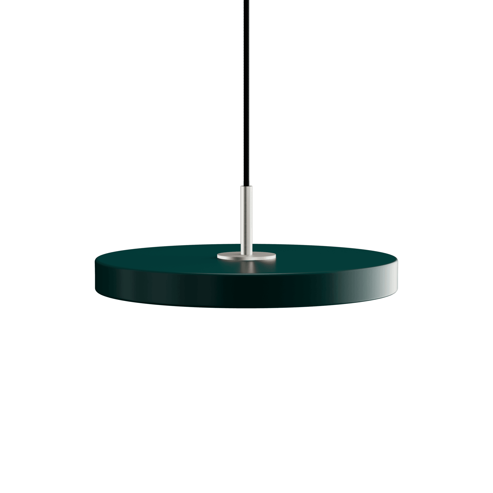 Lampa wisząca ASTERIA butelkowa zieleń z oświetleniem LED