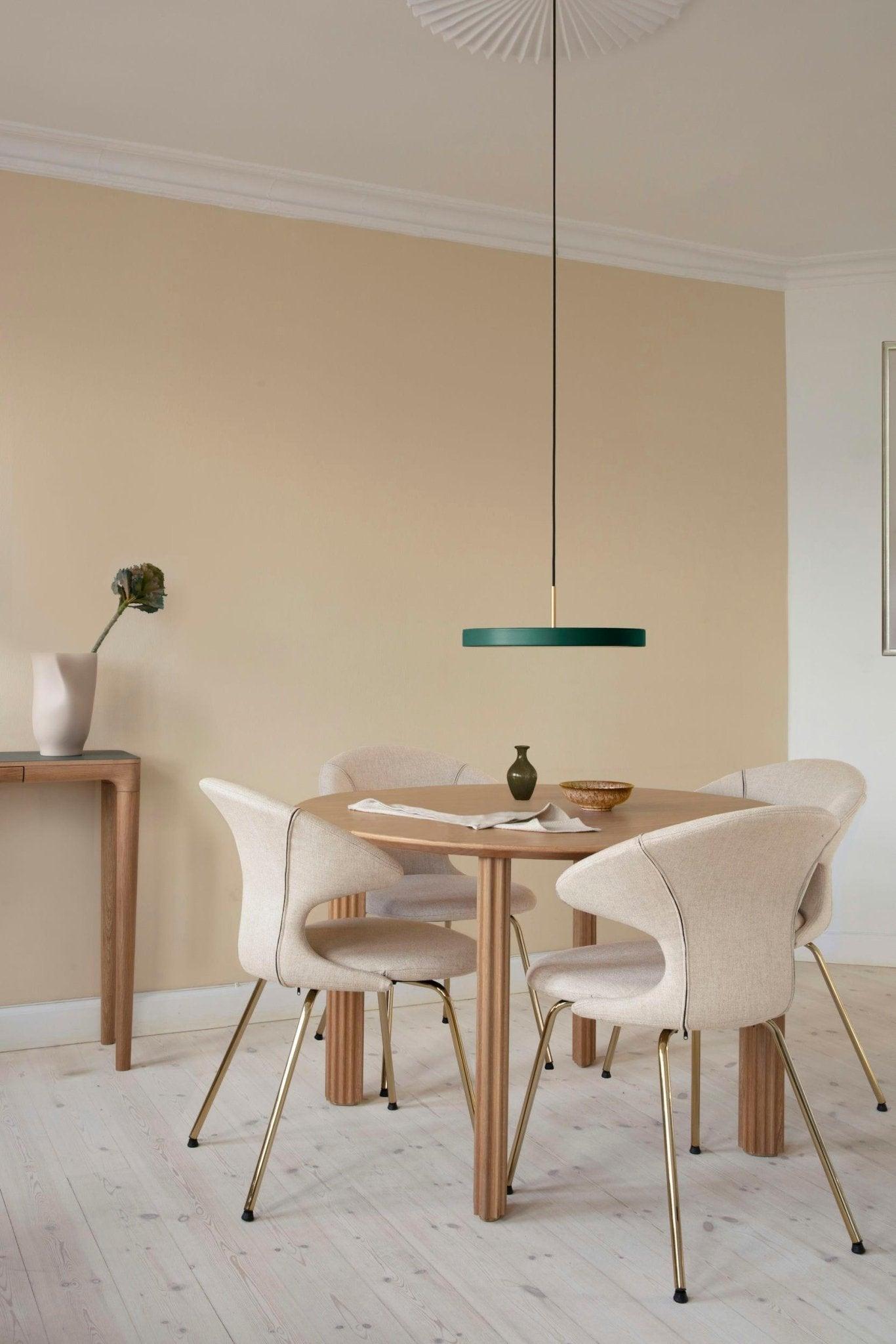 Lampa wisząca ASTERIA butelkowa zieleń – styl minimalistyczny