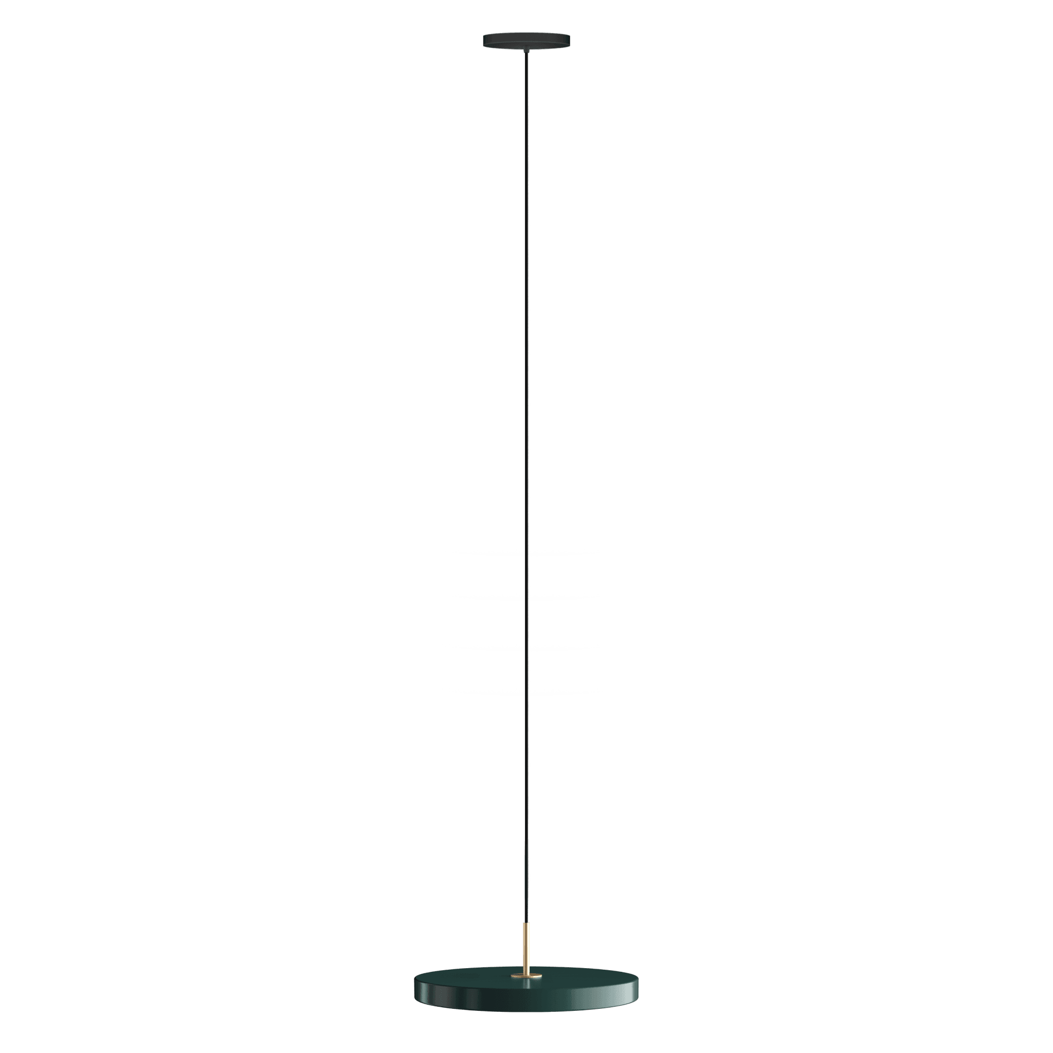 Lampa wisząca ASTERIA butelkowa zieleń – styl minimalistyczny