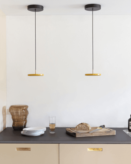 Lampa wisząca ASTERIA MICRO szafranowy z oświetleniem LED