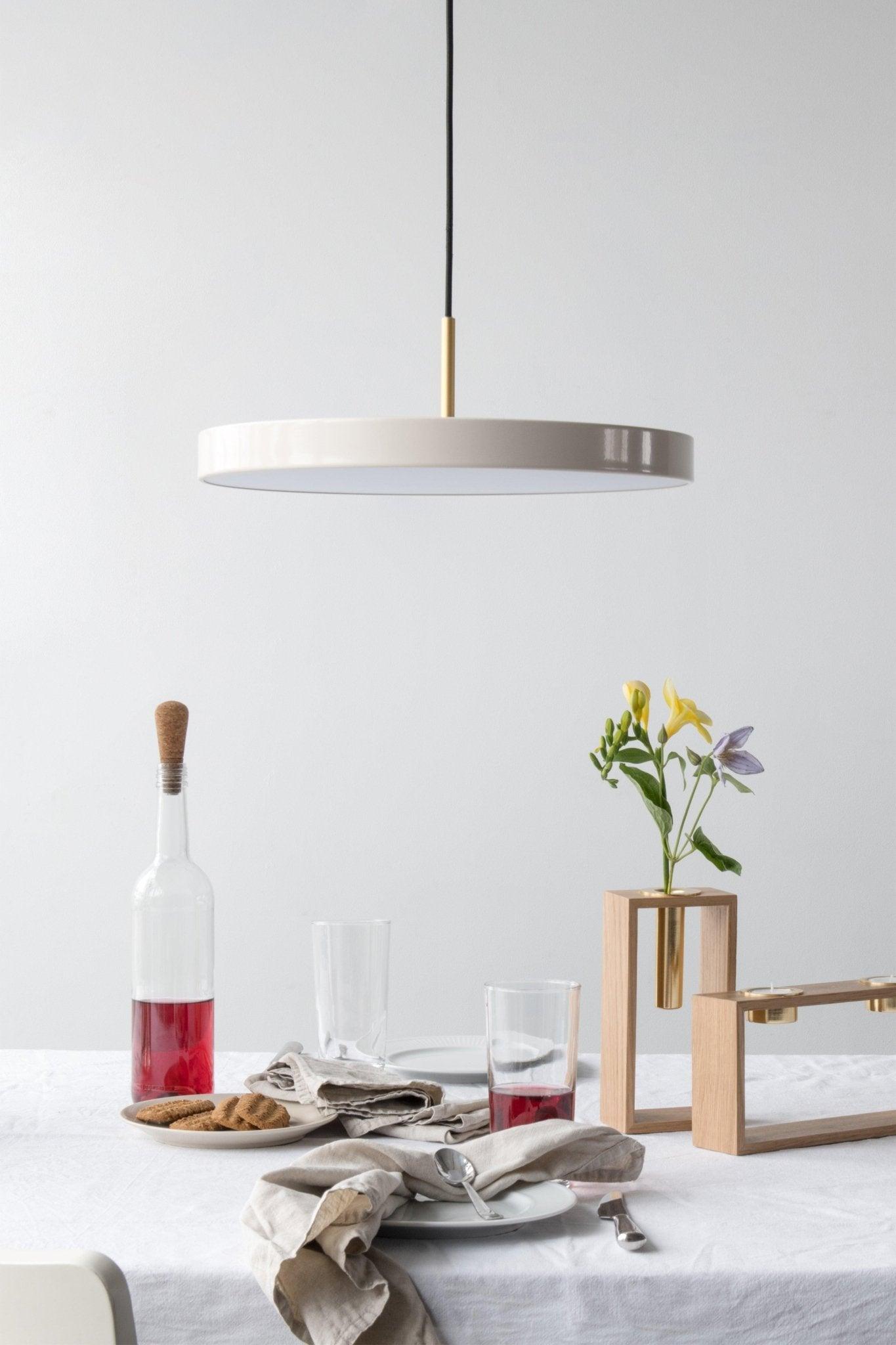 Lampa wisząca ASTERIA perłowy – styl minimalistyczny
