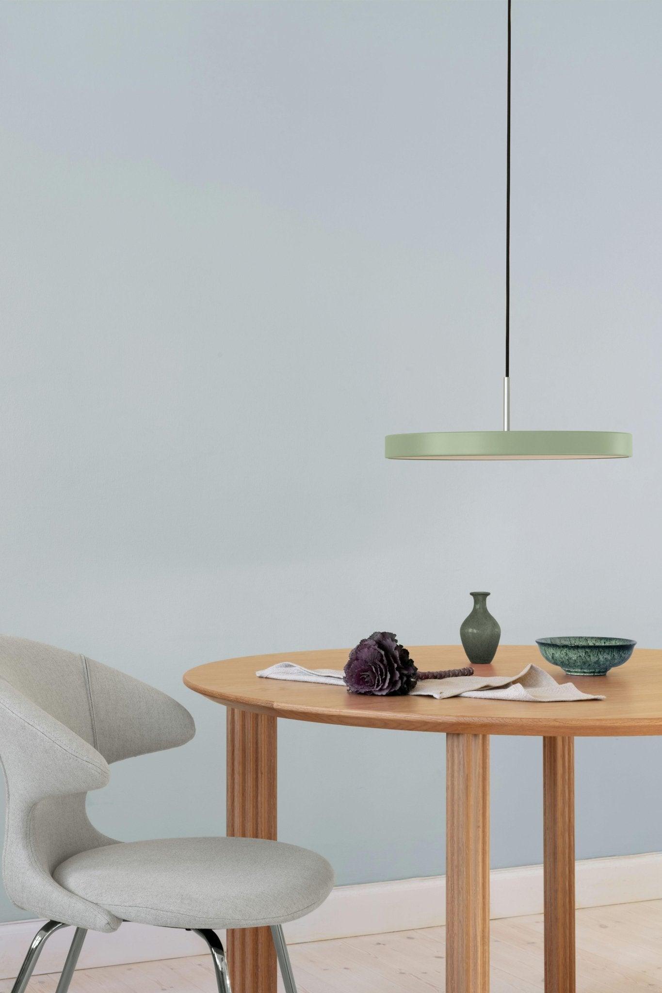 Lampa wisząca ASTERIA pistacjowy – mosiądz