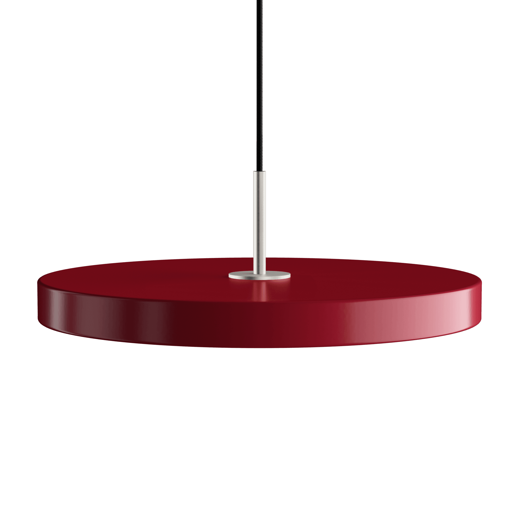 Lampa wisząca ASTERIA rubinowy – styl minimalistyczny