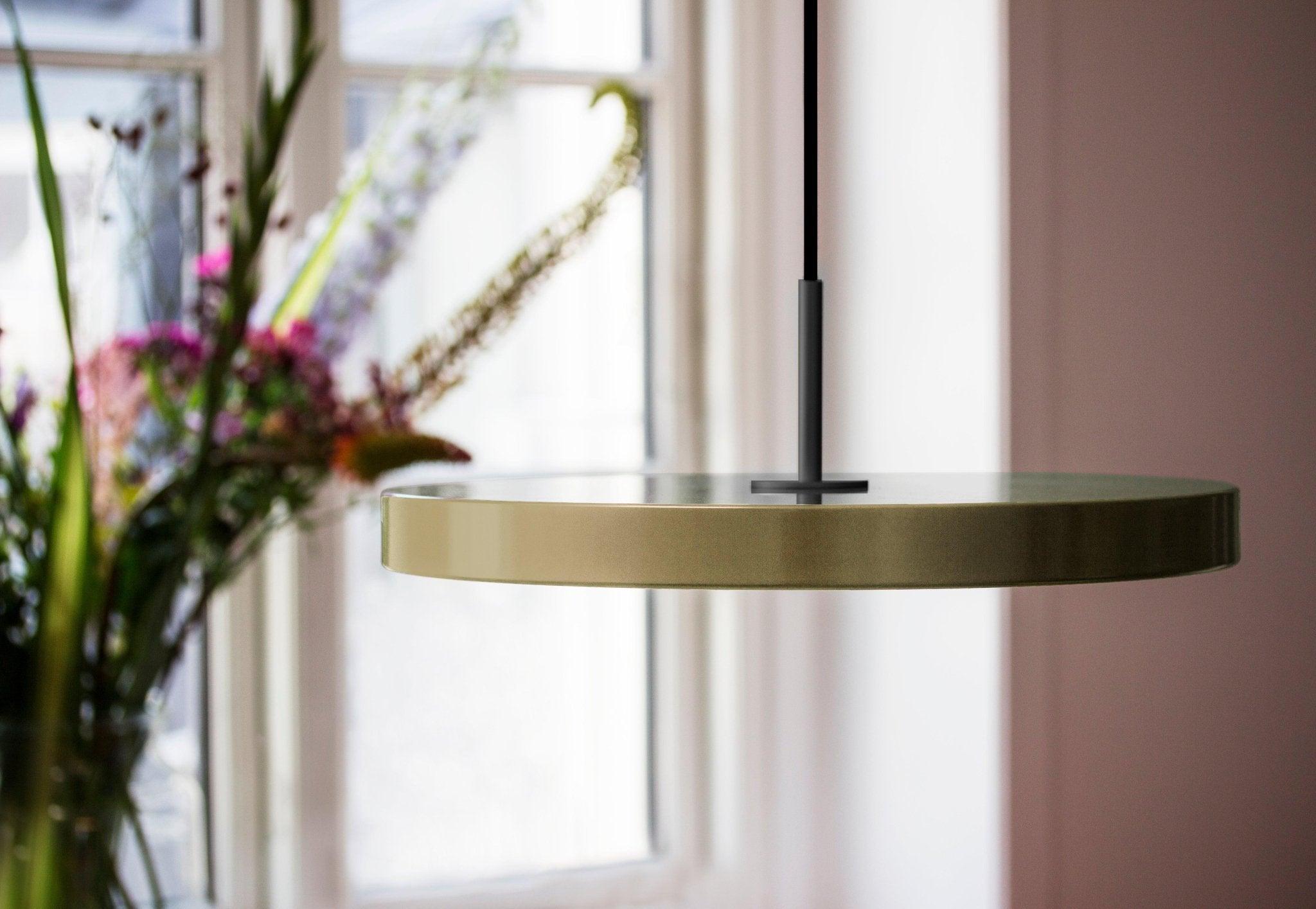 Lampa wisząca ASTERIA taupe z oświetleniem LED