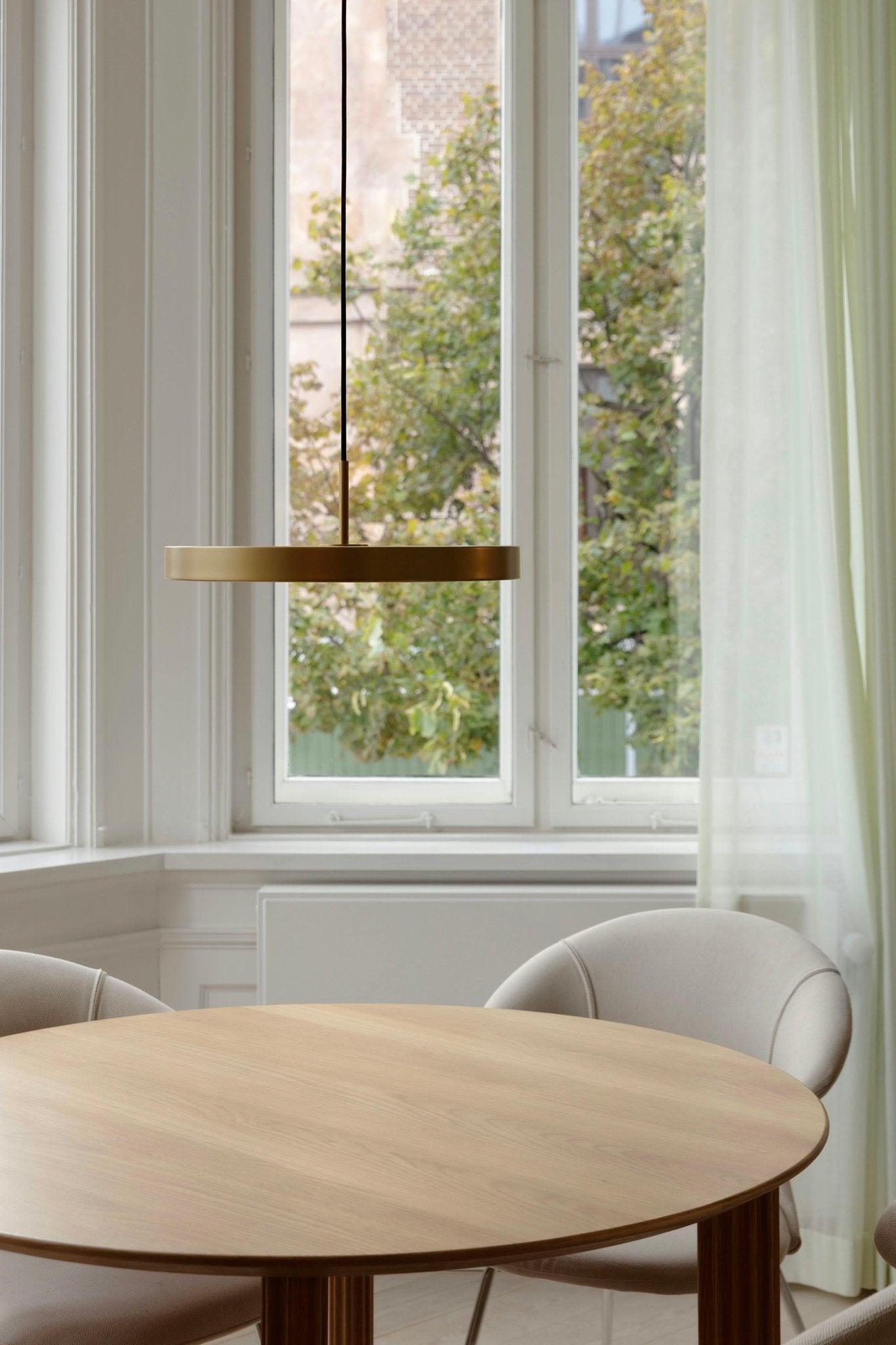 Lampa wisząca ASTERIA złoty – mosiądz